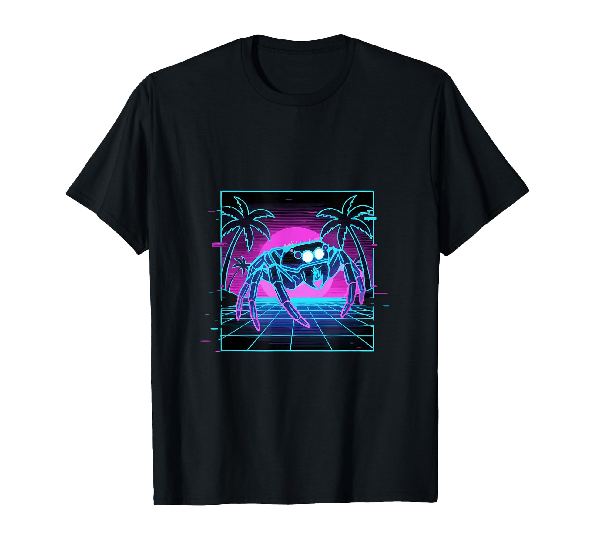 80S Synthwave Vaporwave Jumping T-Shirt - Streetwear Style for Adults - T-Shirt, Sweatshirt, Hoodie