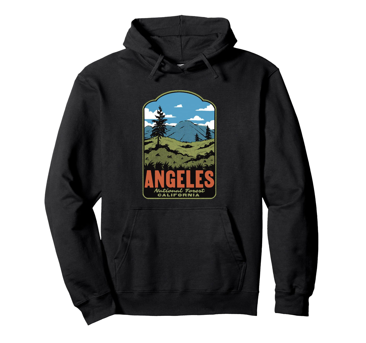 Angeles National Forest California Hoodie - Graphic Print Unisex - T-Shirt, Sweatshirt, Hoodie