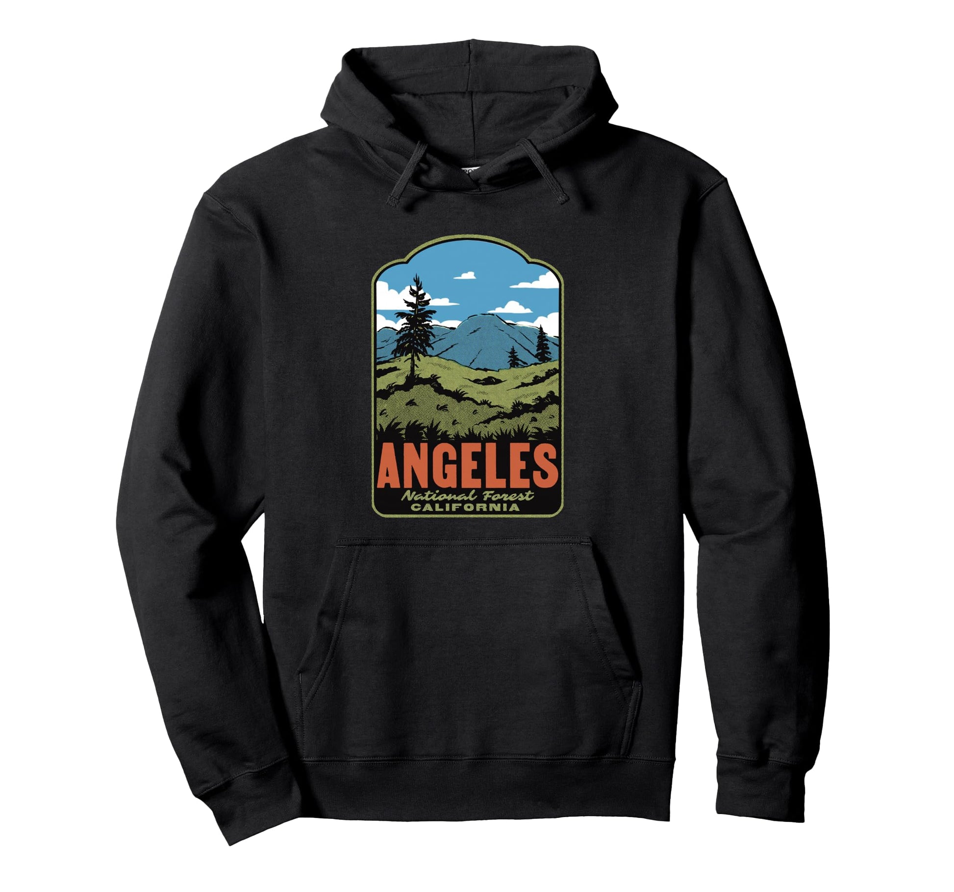Angeles National Forest California Hoodie - Graphic Print Unisex - T-Shirt, Sweatshirt, Hoodie