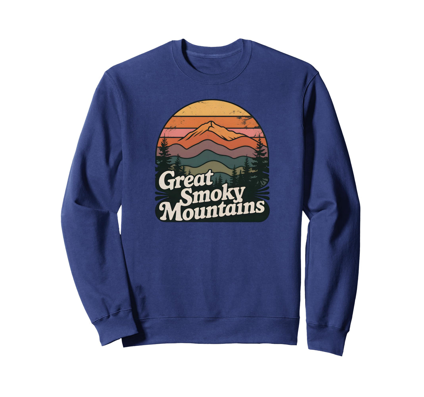 Great Smoky Mountains National Park Sweatshirt - Minimalist Print Men Women - T-Shirt, Sweatshirt, Hoodie