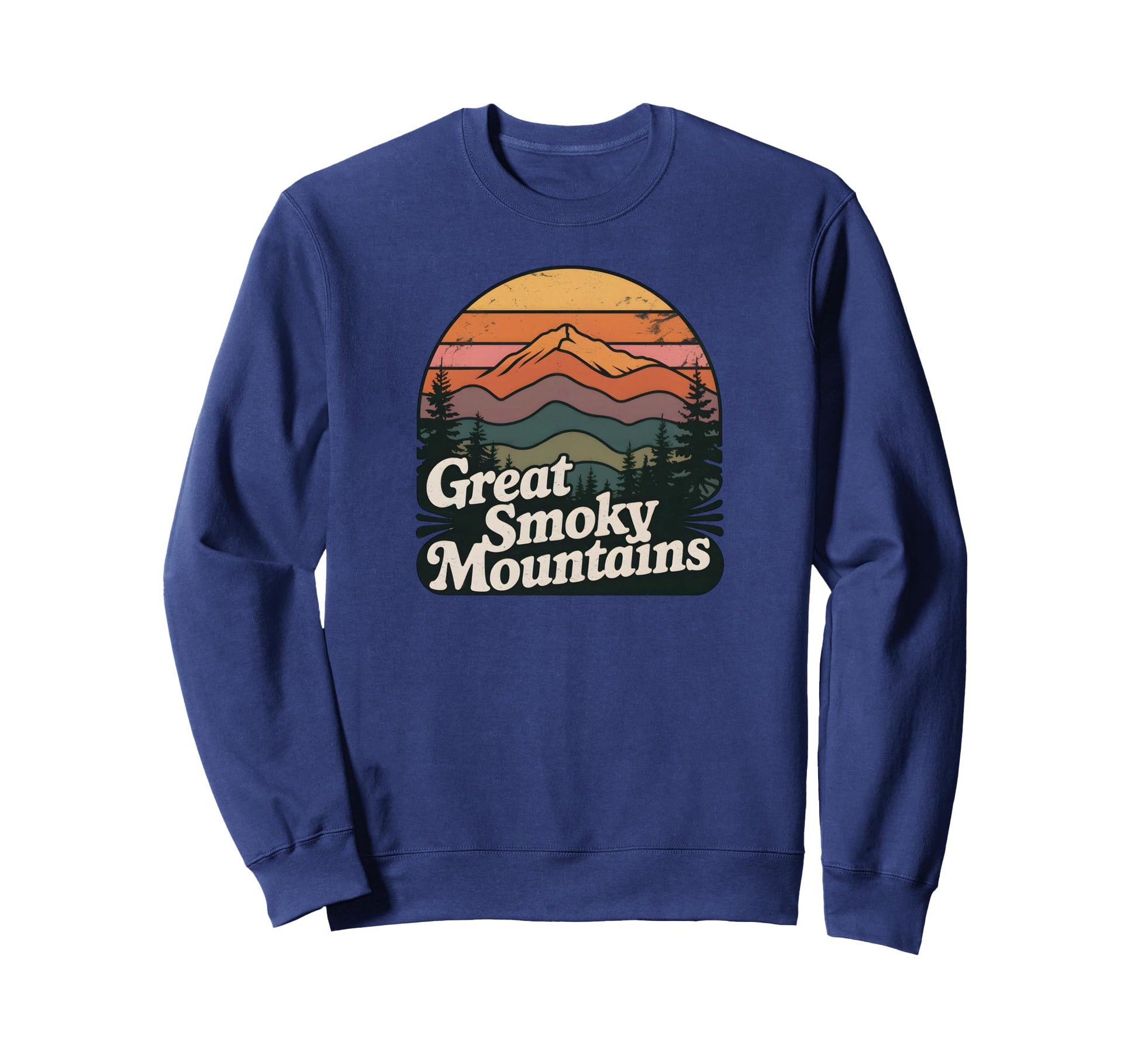 Great Smoky Mountains National Park Sweatshirt - Minimalist Print Men Women - T-Shirt, Sweatshirt, Hoodie