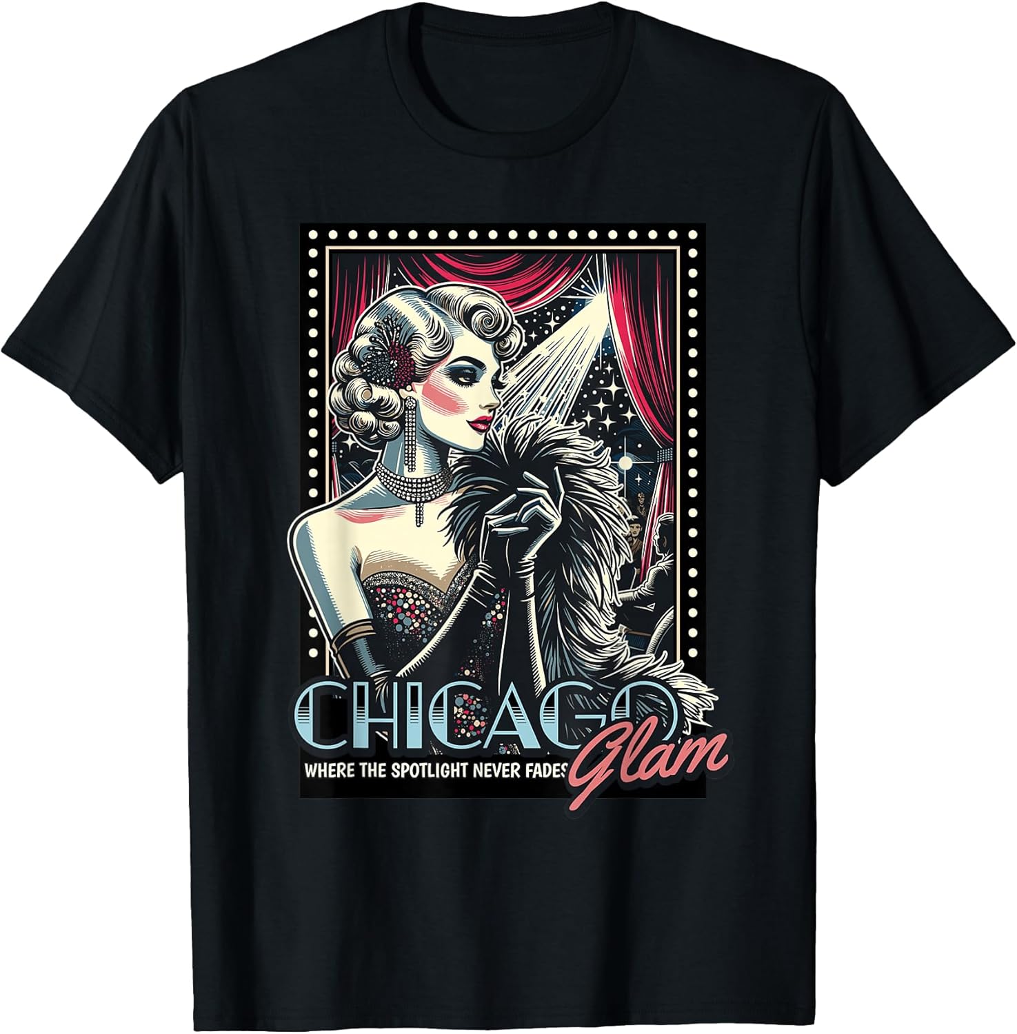 Vintage Broadway Jazz Era - Adult & Kids T-Shirts, Sweatshirts & Hoodies apparel design preview 1