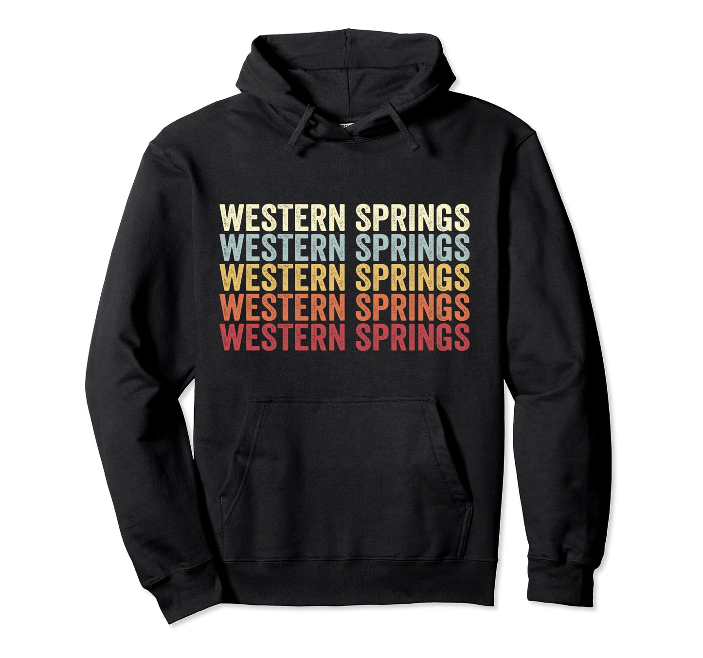 Western Springs Illinois Western Springs Hoodie - Custom Art Print Unisex - T-Shirt, Sweatshirt, Hoodie