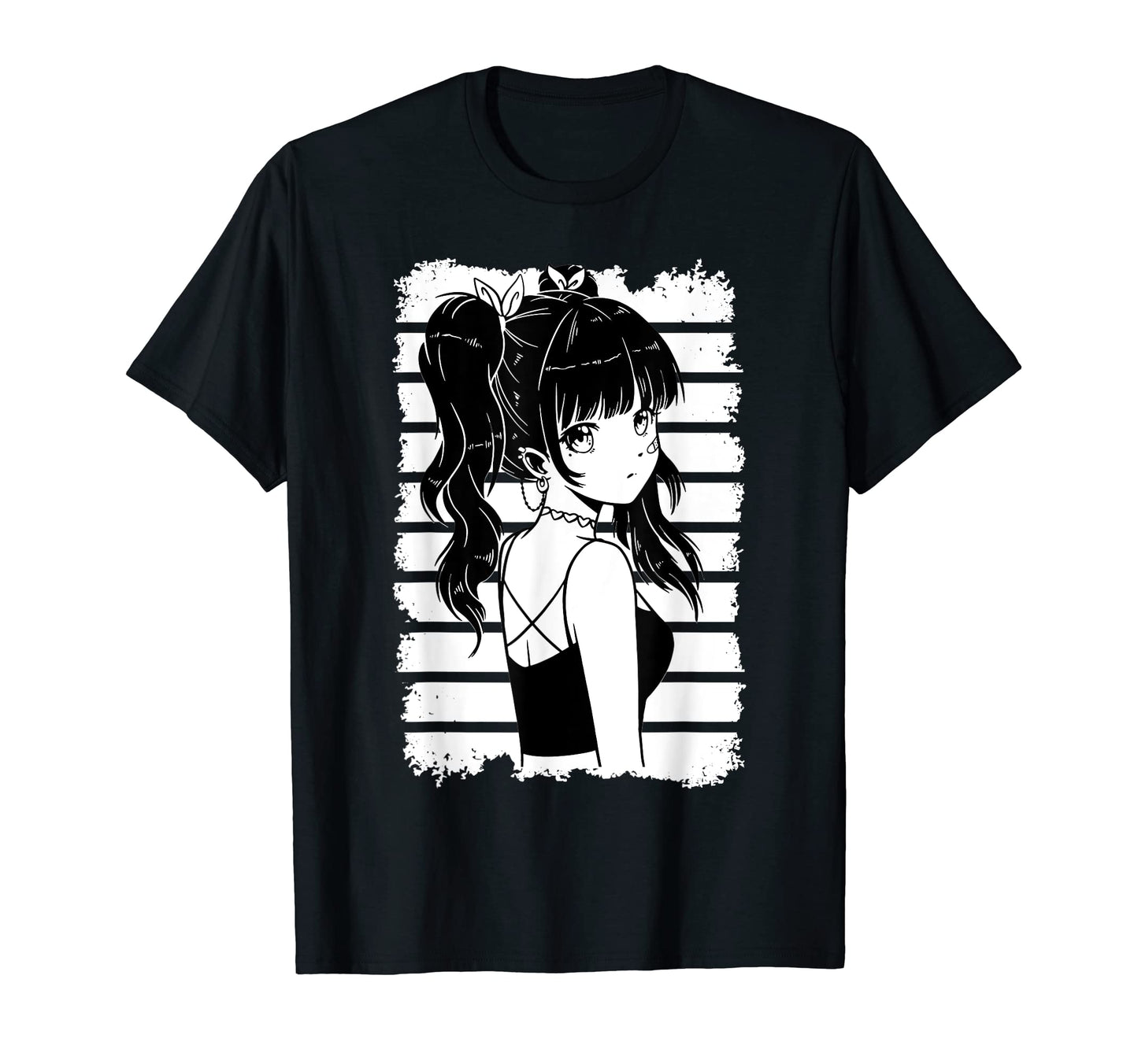 Kawaii Anime Goth Otaku Japanese T-Shirt - Custom Art Print for Adults - T-Shirt, Sweatshirt, Hoodie
