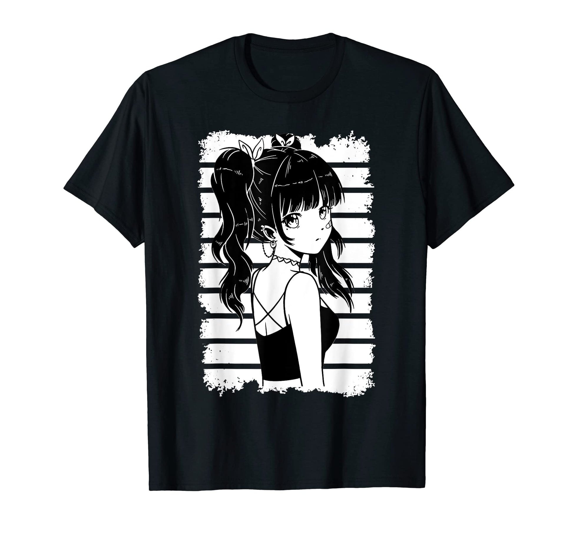 Kawaii Anime Goth Otaku Japanese T-Shirt - Custom Art Print for Adults - T-Shirt, Sweatshirt, Hoodie