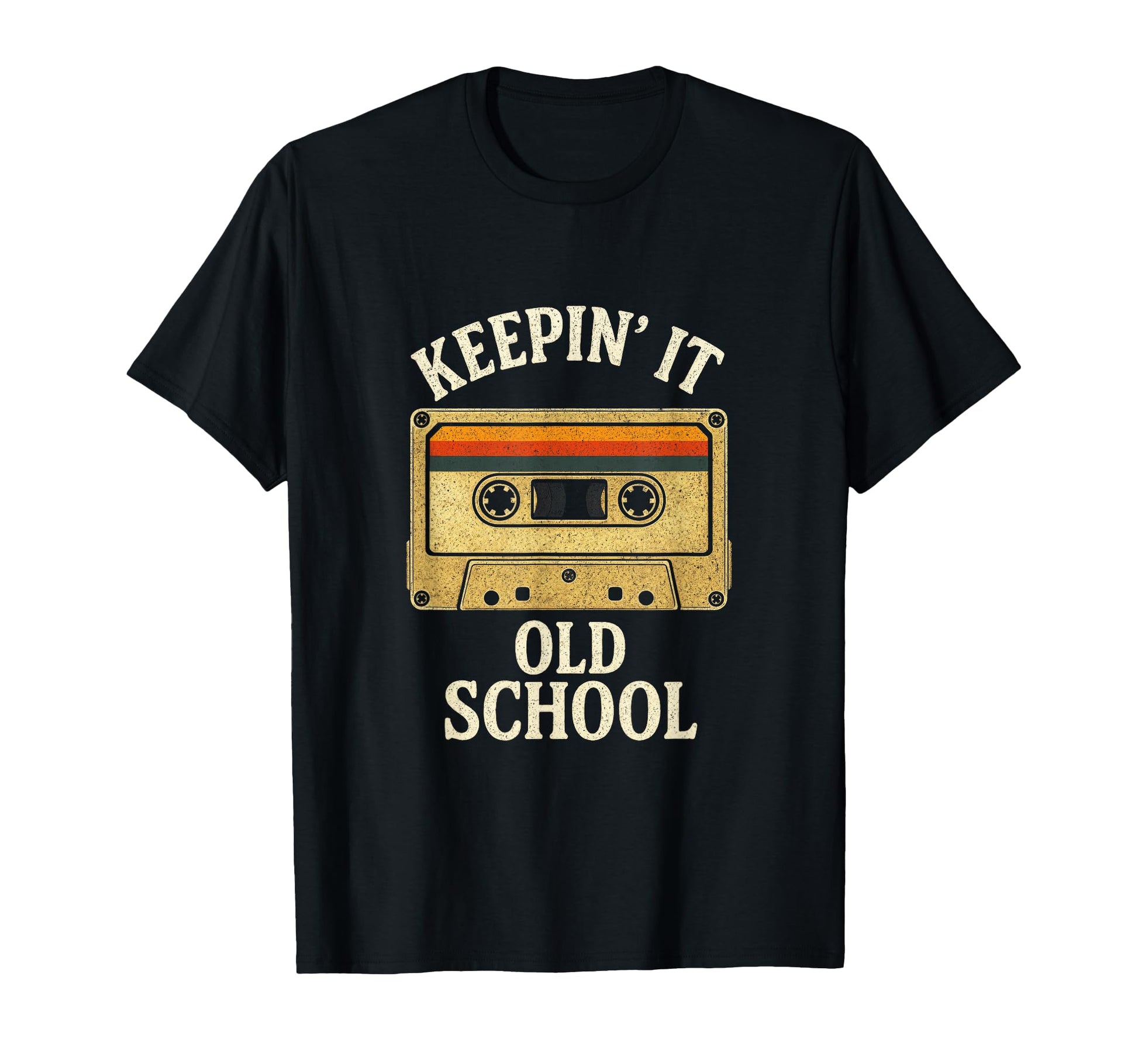 Keepin It Old School Mixtape 80S 90S T-Shirt - Novelty Apparel Men Women - T-Shirt, Sweatshirt, Hoodie