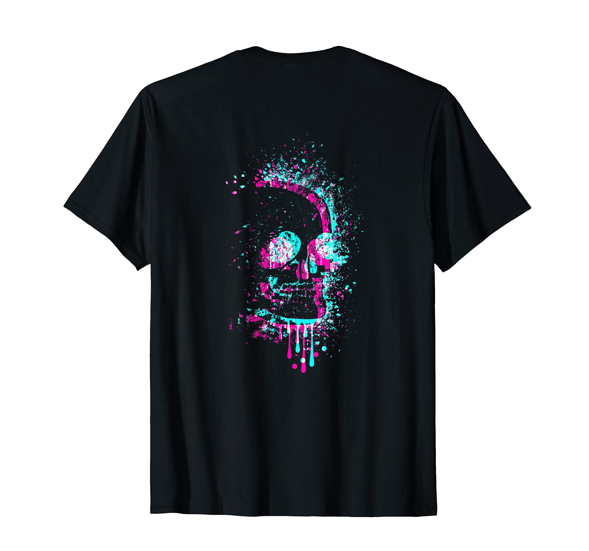 Pastel Goth Soft Grunge Crazy Skull Glitch T-Shirt - Trendy Graphic Unisex - T-Shirt, Sweatshirt, Hoodie