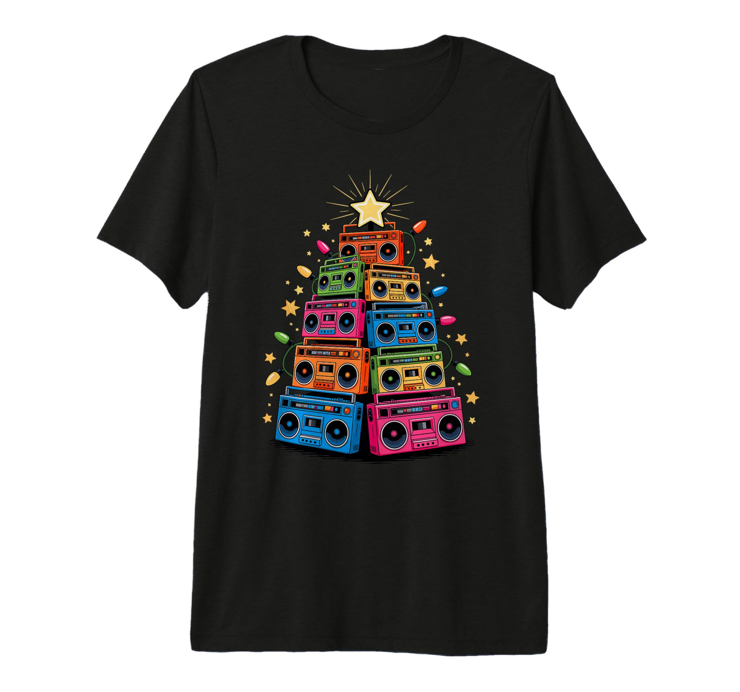 Tree Boombox Old School 90S Music T-Shirt - Aesthetic Graphic Men Women - T-Shirt, Sweatshirt, Hoodie
