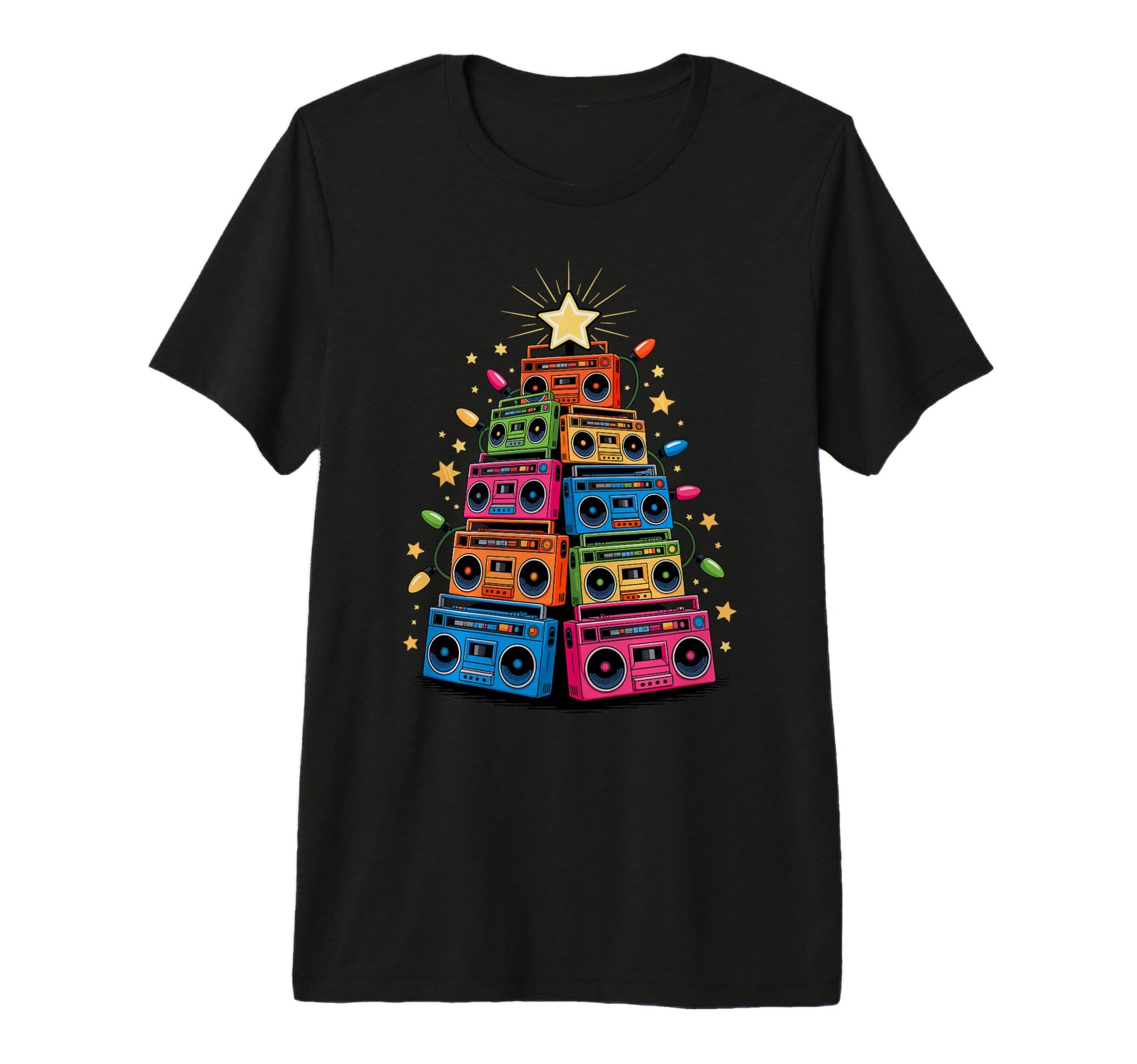 Tree Boombox Old School 90S Music T-Shirt - Aesthetic Graphic Men Women - T-Shirt, Sweatshirt, Hoodie