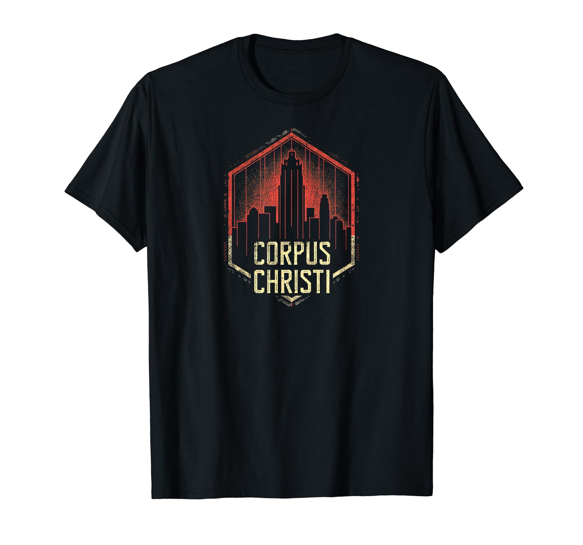 Corpus Christi Grit 90S Grunge T-Shirt - Unique Graphic for Adults - T-Shirt, Sweatshirt, Hoodie