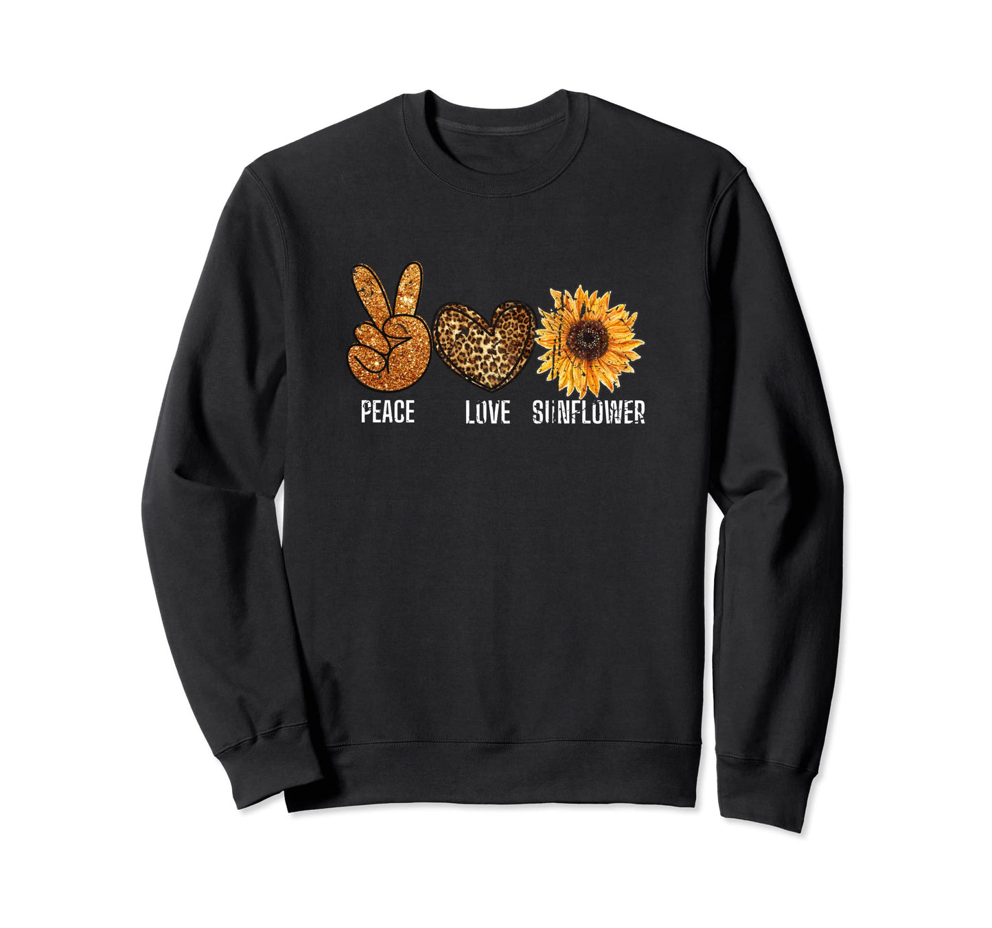 Florist Flower Lover Peace Sign Heart Sweatshirt - Custom Art Print Unisex - T-Shirt, Sweatshirt, Hoodie