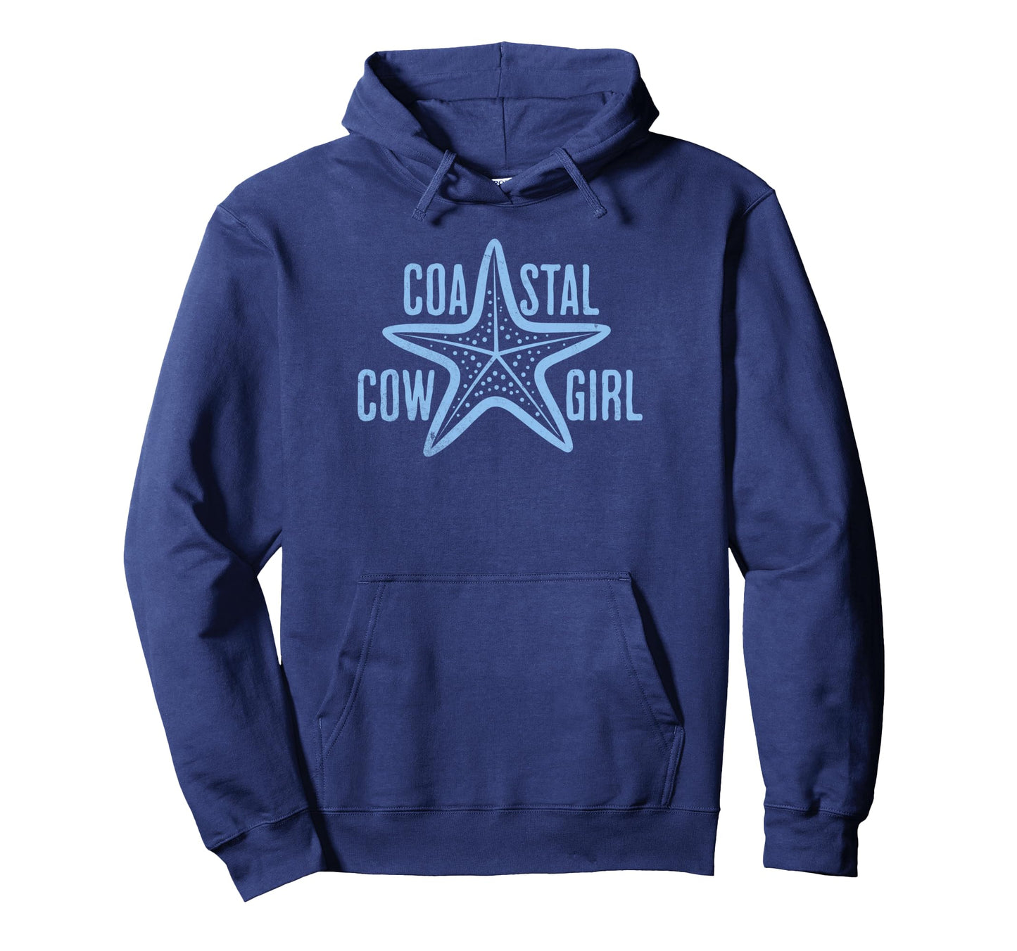 Coastal Cowgirl Starfish Western Beach Hoodie - Unique Graphic for Adults - T-Shirt, Sweatshirt, Hoodie