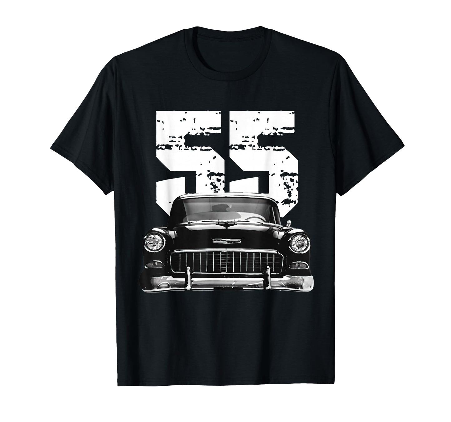 1955 55 Bel Air 50S Silhouette Old T-Shirt - Streetwear Style Men Women - T-Shirt, Sweatshirt, Hoodie