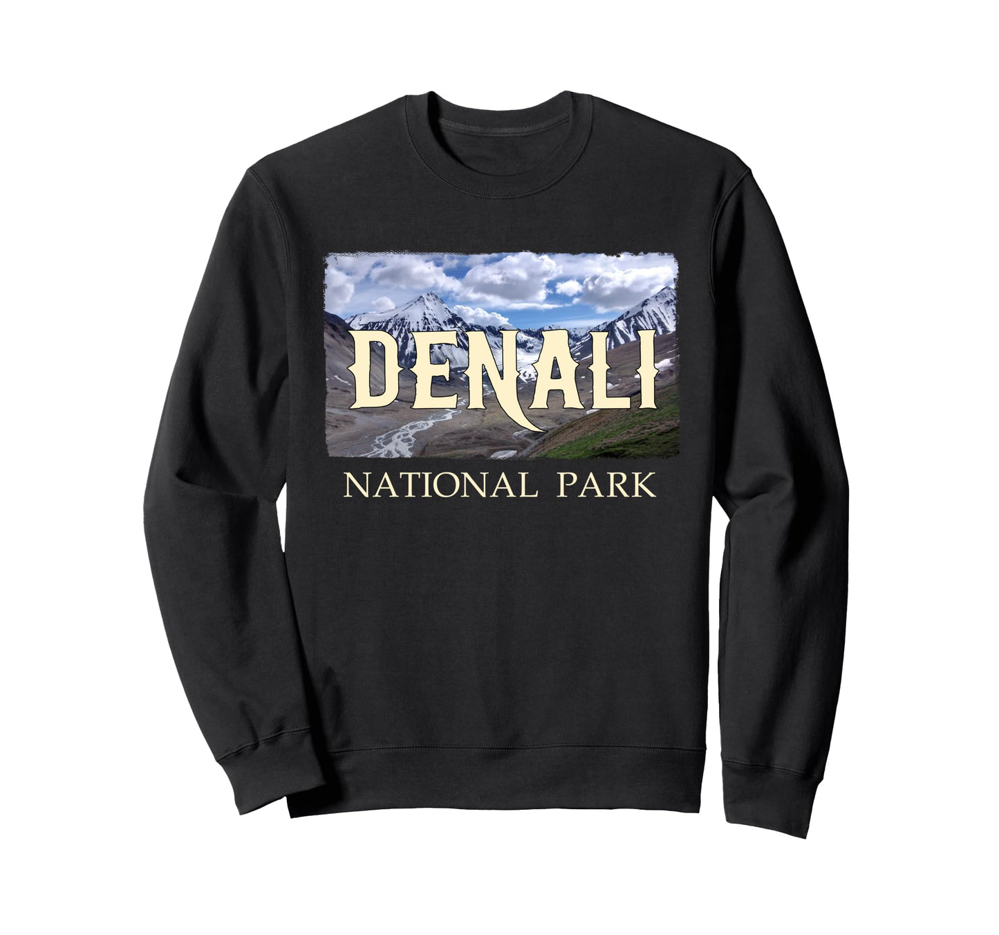 Denali Alaska National Park Sweatshirt - Graphic Print Unisex - T-Shirt, Sweatshirt, Hoodie