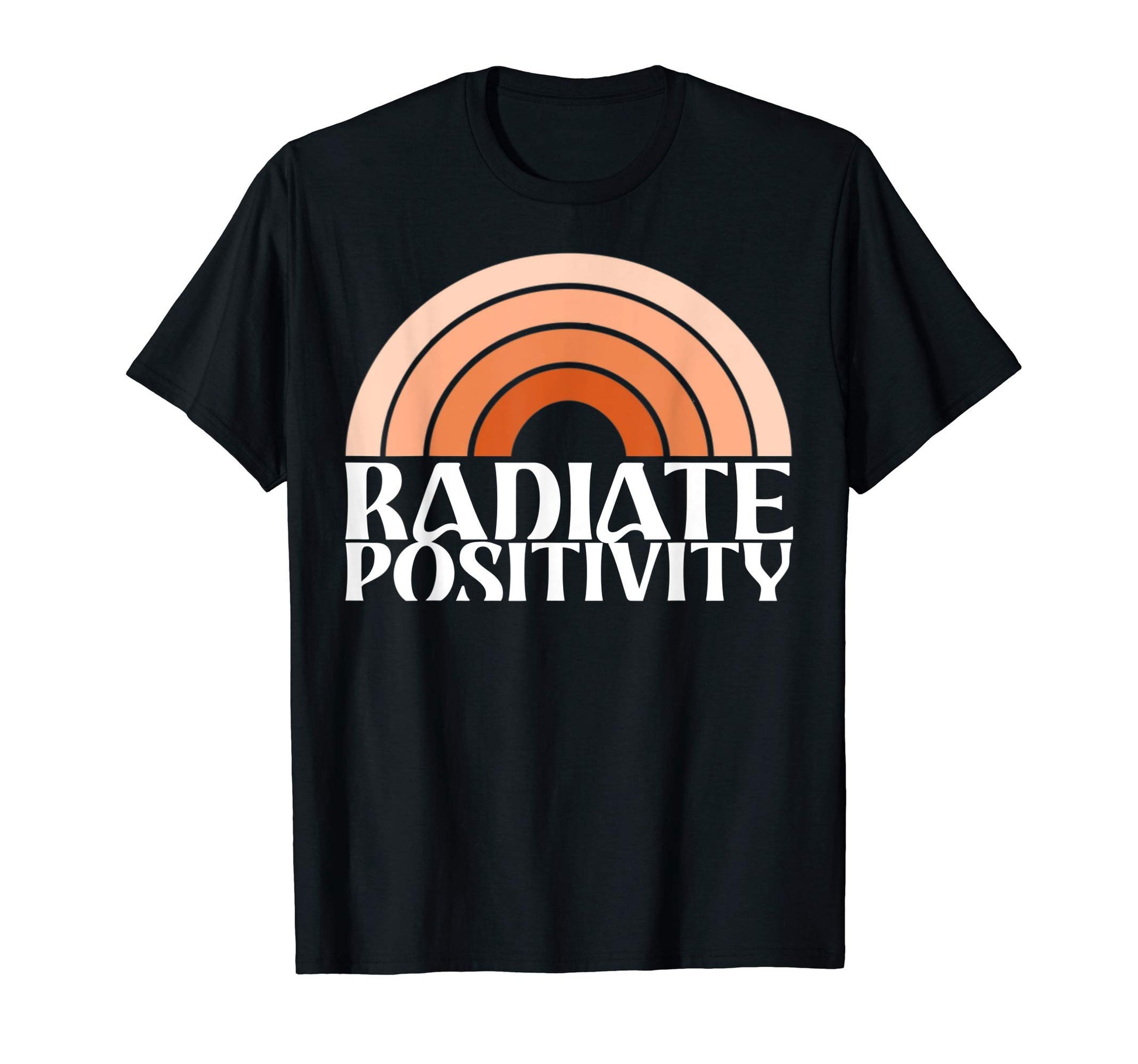 Radiate Positivity Rainbow Boho T-Shirt - Streetwear Style Men Women - T-Shirt, Sweatshirt, Hoodie