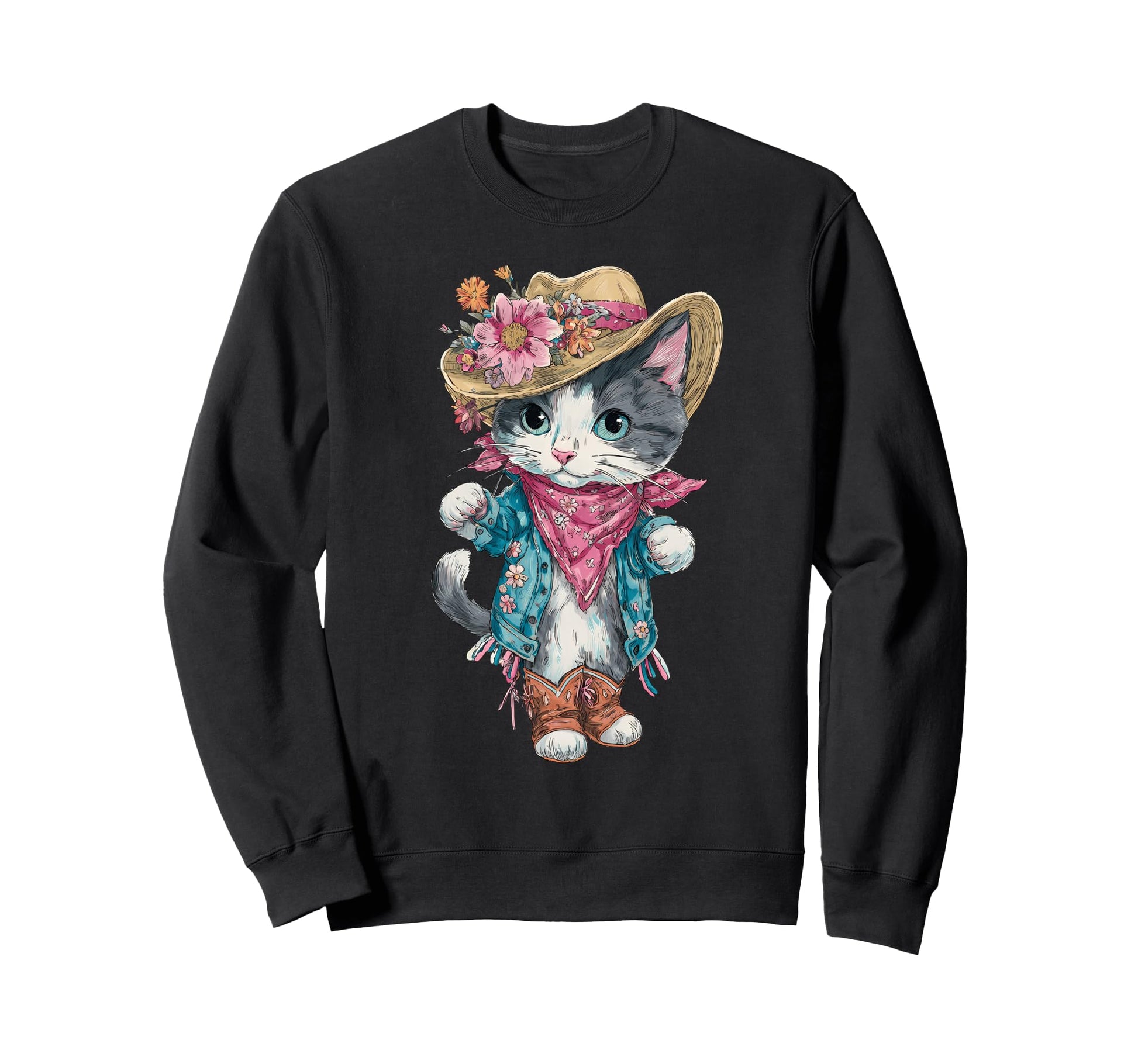 Country Western Cowgirl Funny Sweatshirt - Streetwear Style Men Women - T-Shirt, Sweatshirt, Hoodie