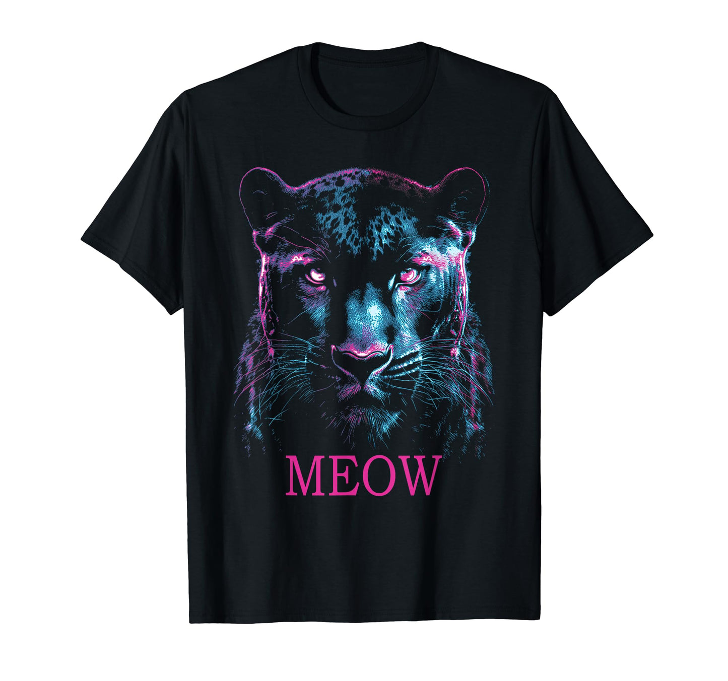 Panther Black Cyberpunk Aesthetic T-Shirt - Streetwear Style for Adults - T-Shirt, Sweatshirt, Hoodie