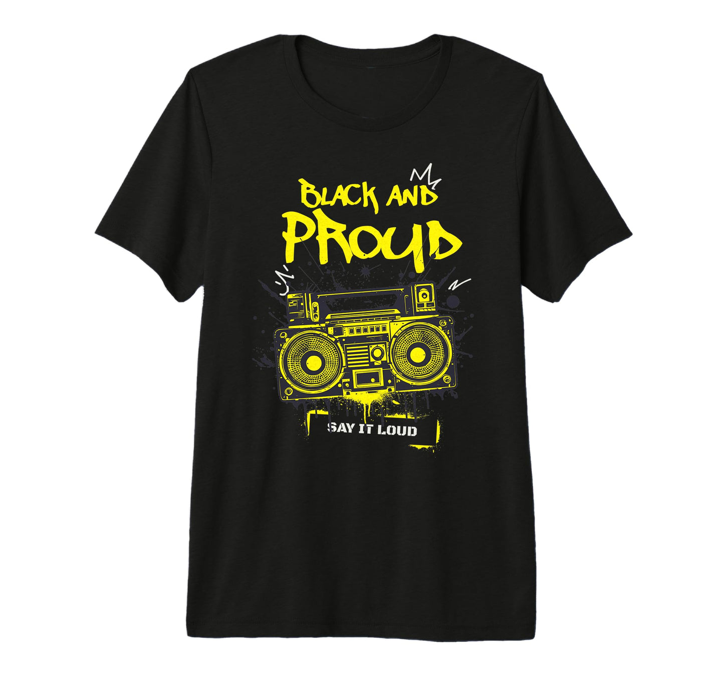 Black History Month Hip Hop Old School T-Shirt - Novelty Apparel Unisex - T-Shirt, Sweatshirt, Hoodie