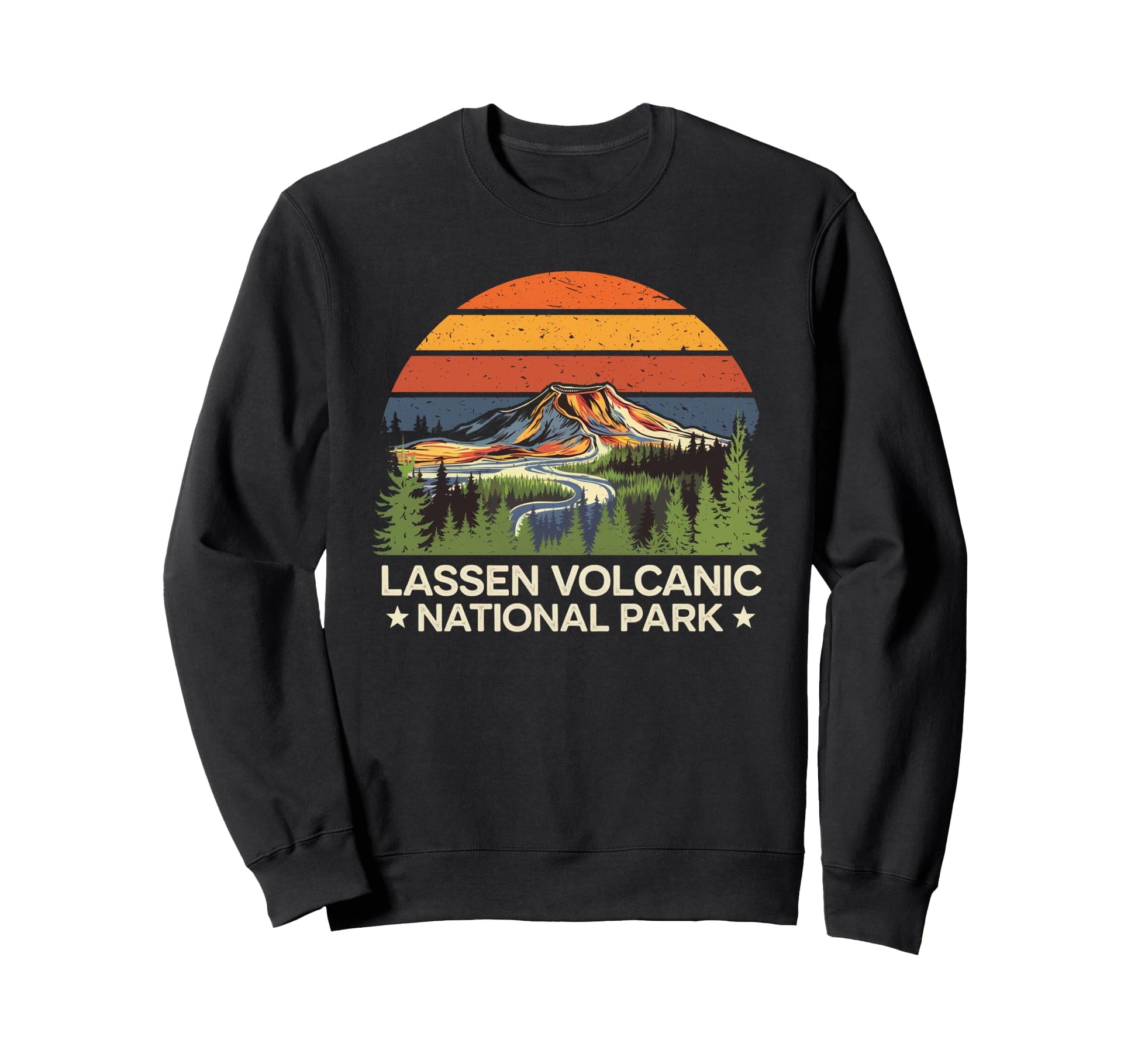 Lassen Volcanic National Park Sweatshirt - Custom Art Print Men Women - T-Shirt, Sweatshirt, Hoodie