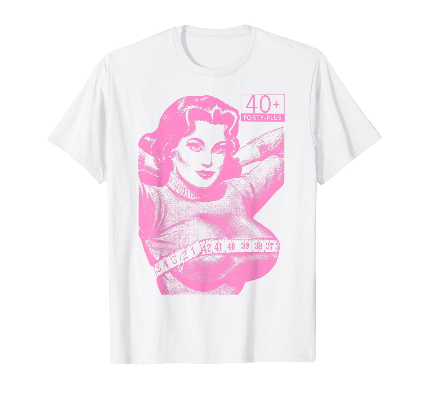 Pin Up Art 40 Inch Big Boob Sexy Pinup T-Shirt - Graphic Print Men Women - T-Shirt, Sweatshirt, Hoodie