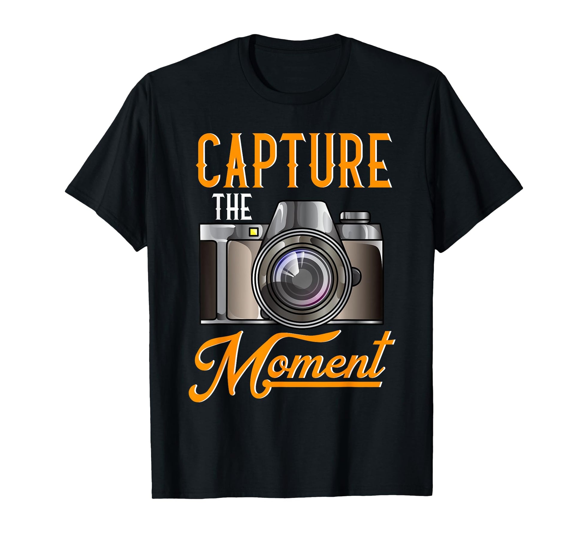 Capture Moment Photography Camera T-Shirt - Unique Graphic Men Women - T-Shirt, Sweatshirt, Hoodie