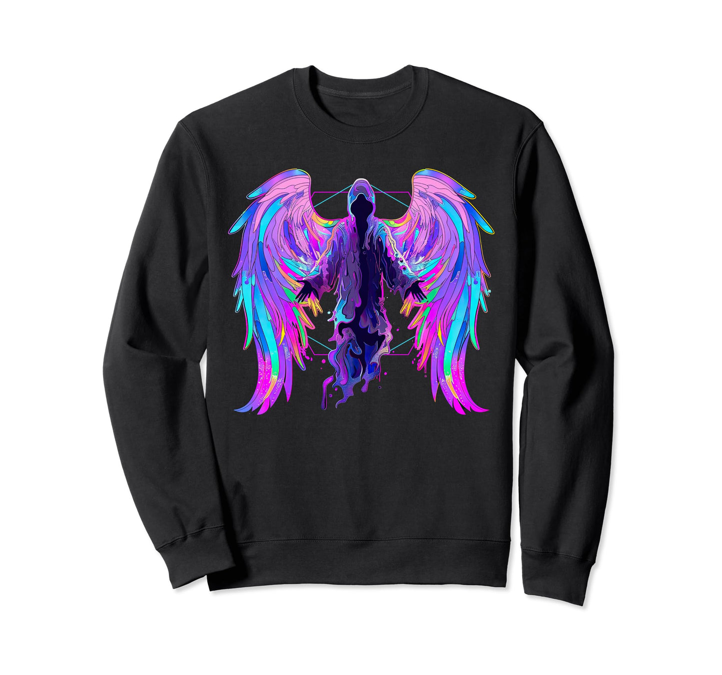 Pastel Goth Archangel Sweatshirt - Casual Everyday Wear for Adults - T-Shirt, Sweatshirt, Hoodie