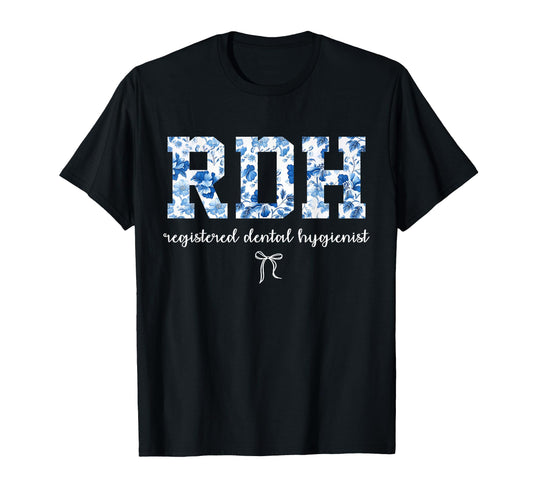 Boho Rdh Registered Dental Hygienist T-Shirt - Custom Art Print Men Women - T-Shirt, Sweatshirt, Hoodie