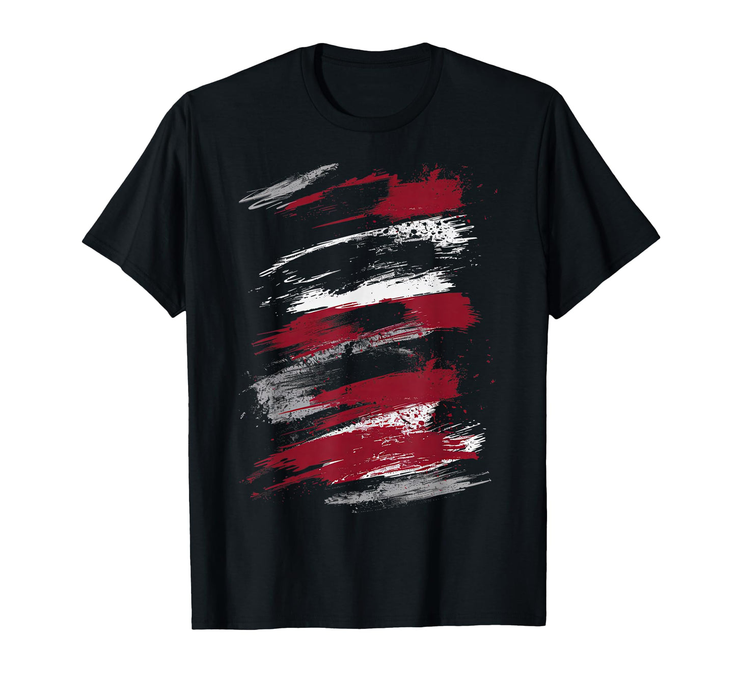 Red And Black Grunge T-Shirt - Trendy Graphic Men Women - T-Shirt, Sweatshirt, Hoodie