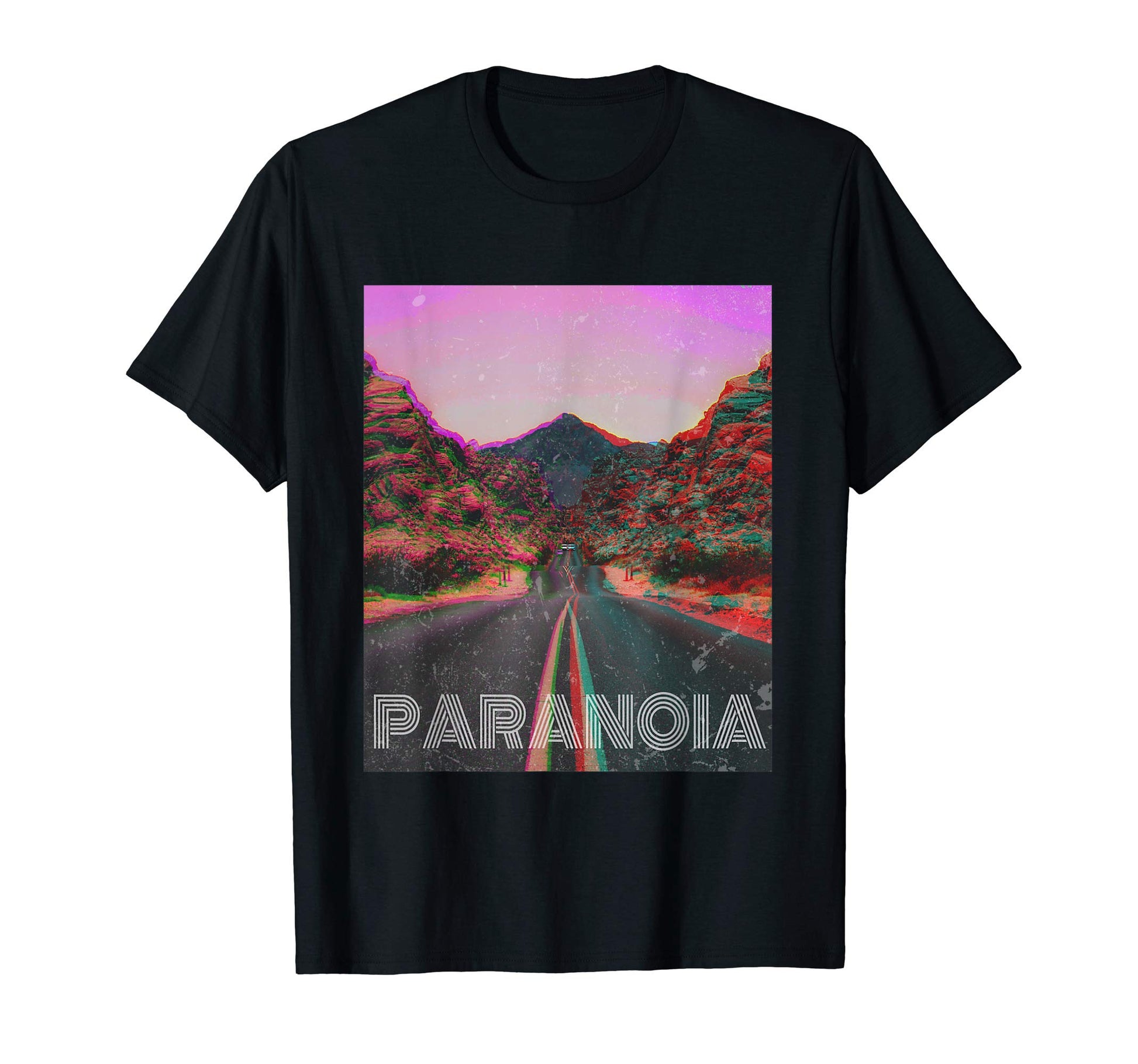 Paranoia Vaporwave Aesthetic T-Shirt - Streetwear Style Men Women - T-Shirt, Sweatshirt, Hoodie