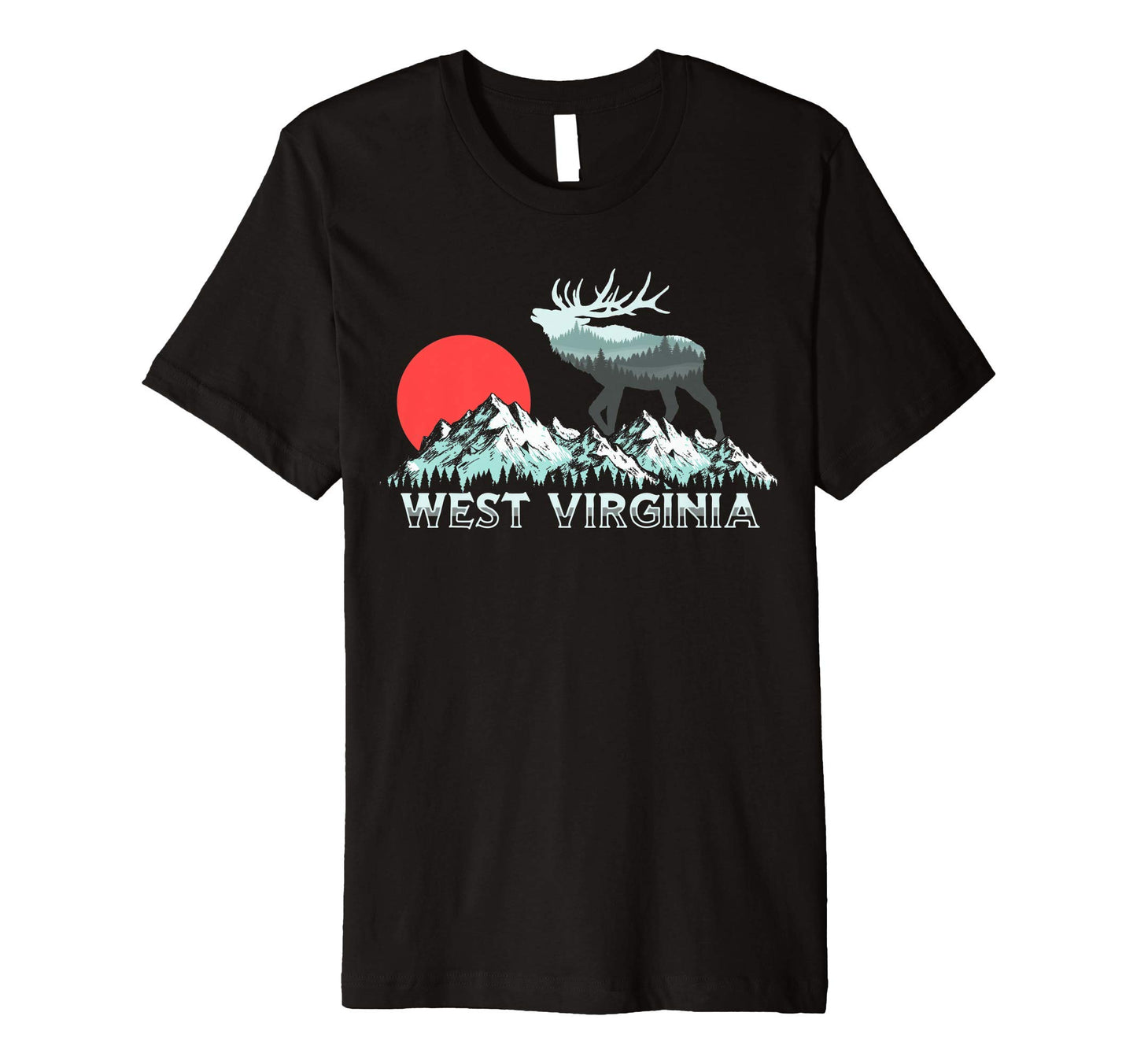 West Virginia Elk Hunter Conservation T-Shirt - Unique Graphic Unisex - T-Shirt, Sweatshirt, Hoodie