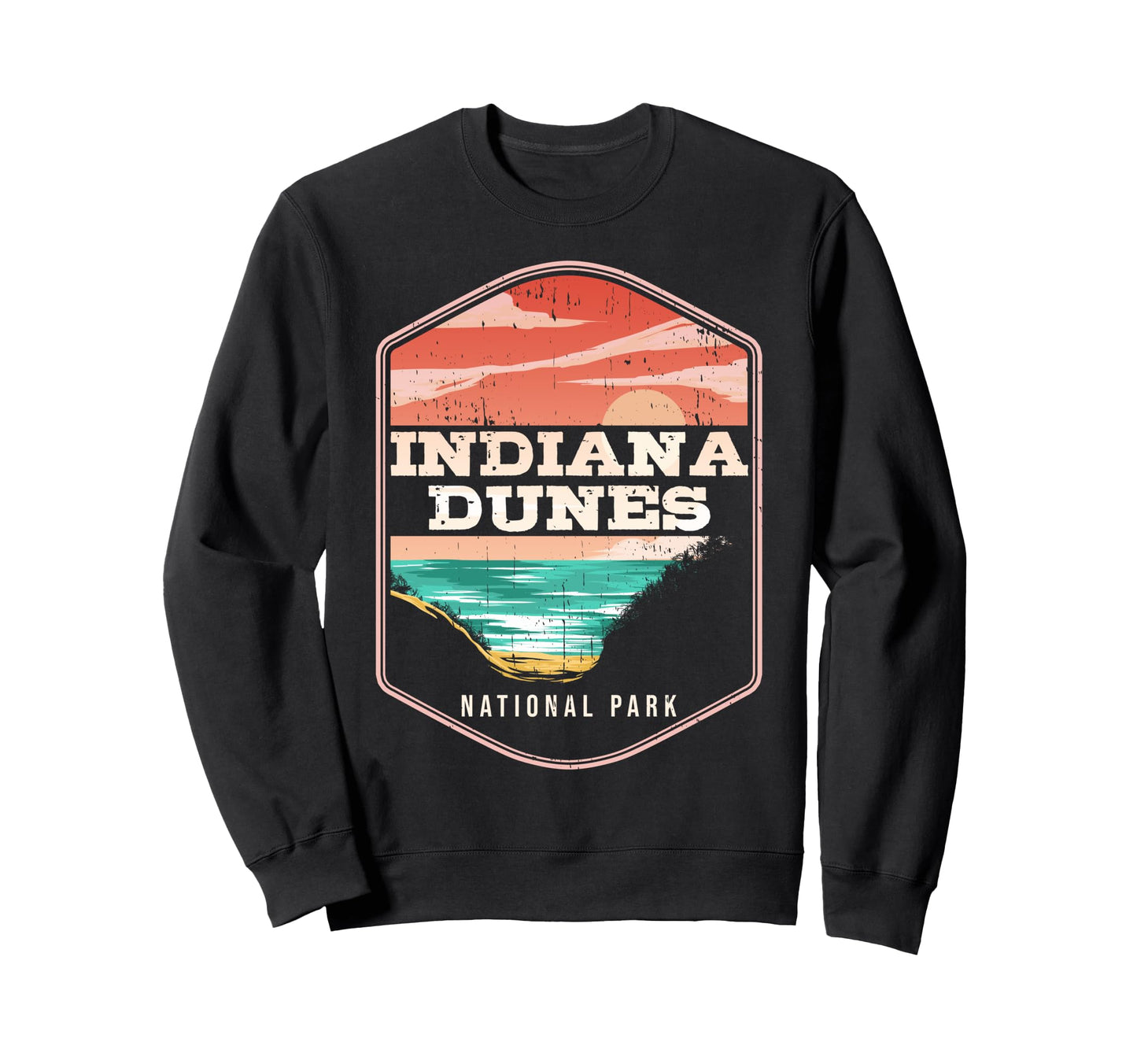 Indiana Dunes National Park Sunset Sweatshirt - Trendy Graphic Men Women - T-Shirt, Sweatshirt, Hoodie