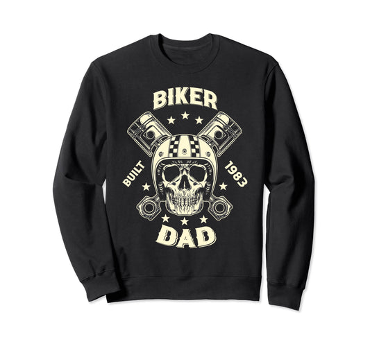 40Th Birthday Motorcycle Biker Sweatshirt - Aesthetic Graphic Men Women - T-Shirt, Sweatshirt, Hoodie