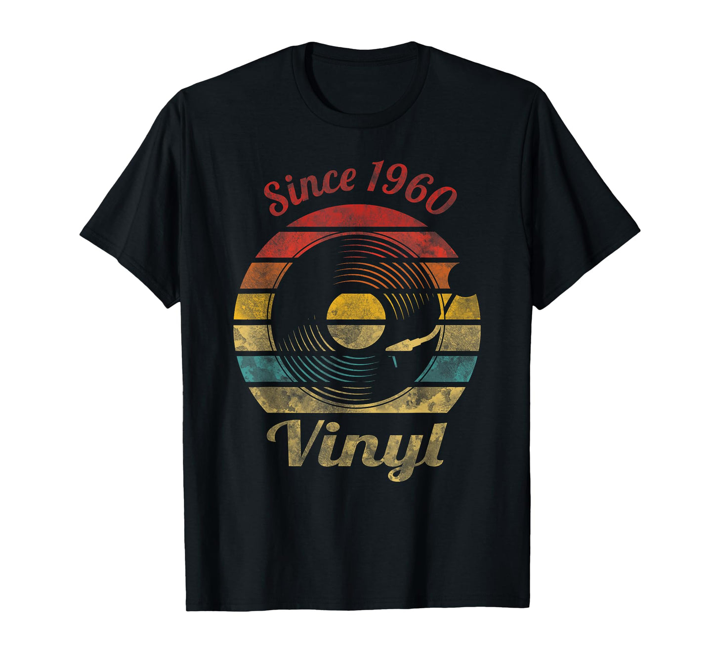 Since 1960 Vinyl Record Music T-Shirt - Novelty Apparel Men Women - T-Shirt, Sweatshirt, Hoodie