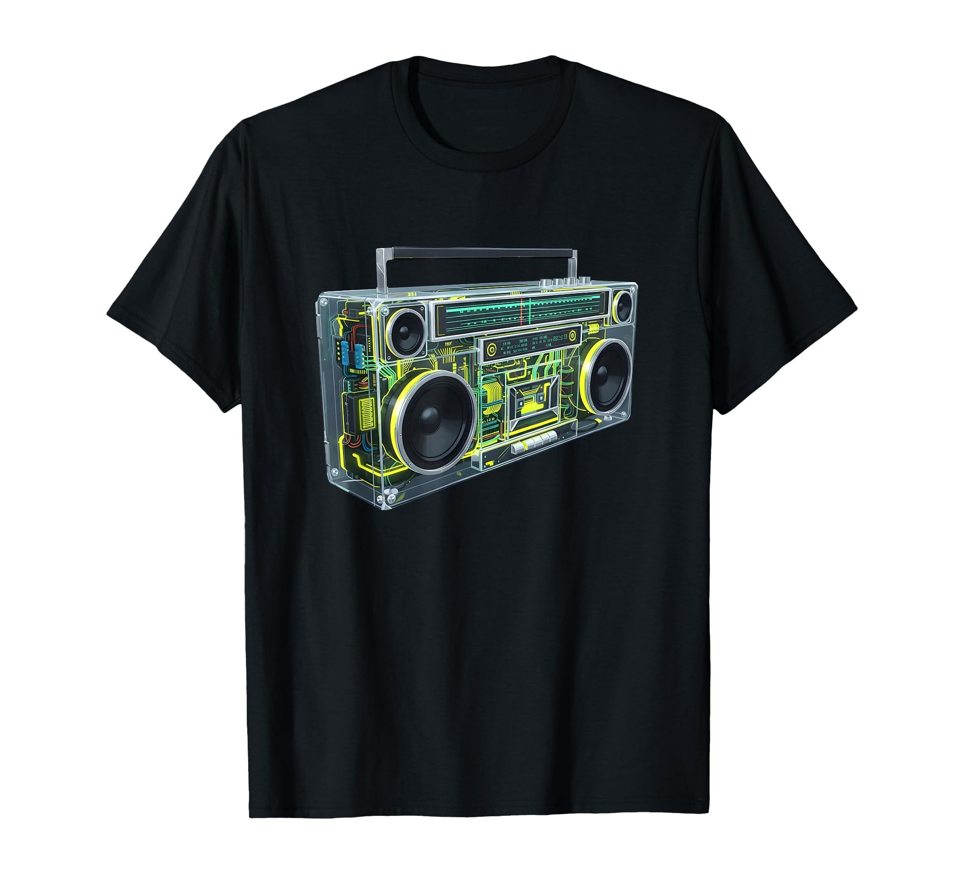Boombox Old School Cassette Tape T-Shirt - Casual Everyday Wear for Adults - T-Shirt, Sweatshirt, Hoodie