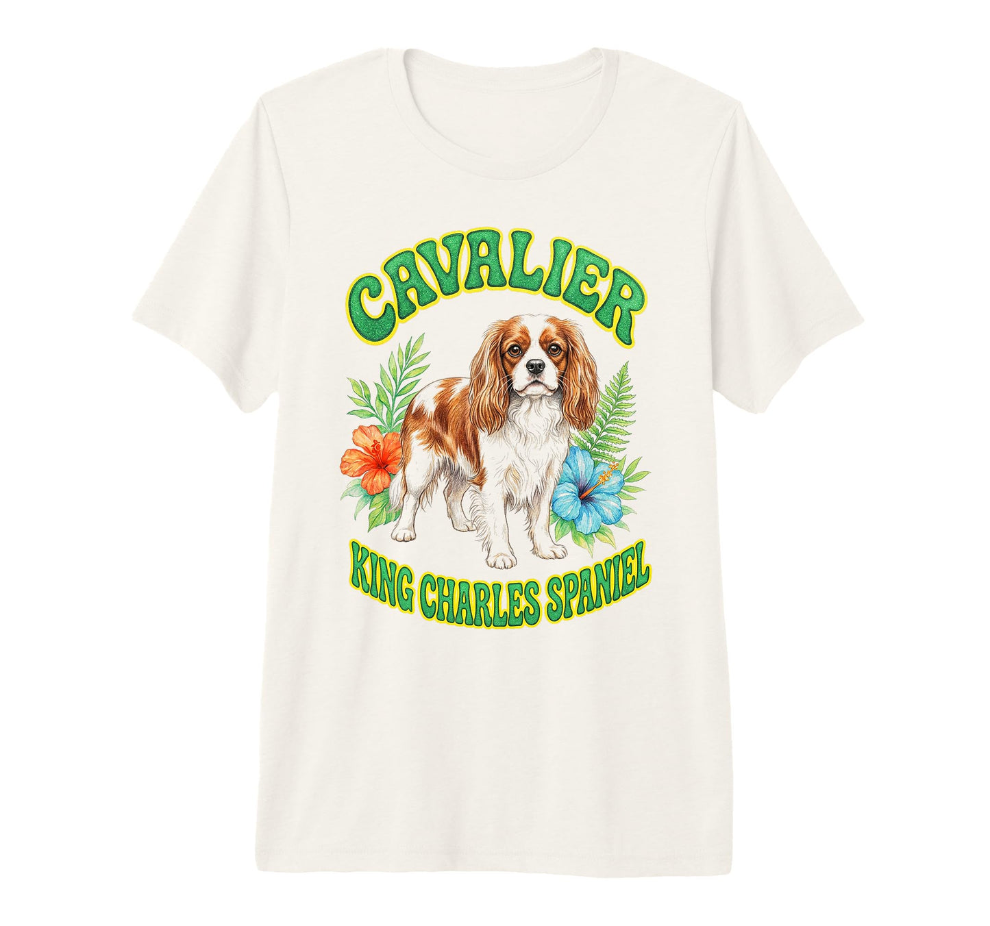 Cavalier King Charles Spaniel T-Shirt - Casual Everyday Wear for Adults - T-Shirt, Sweatshirt, Hoodie