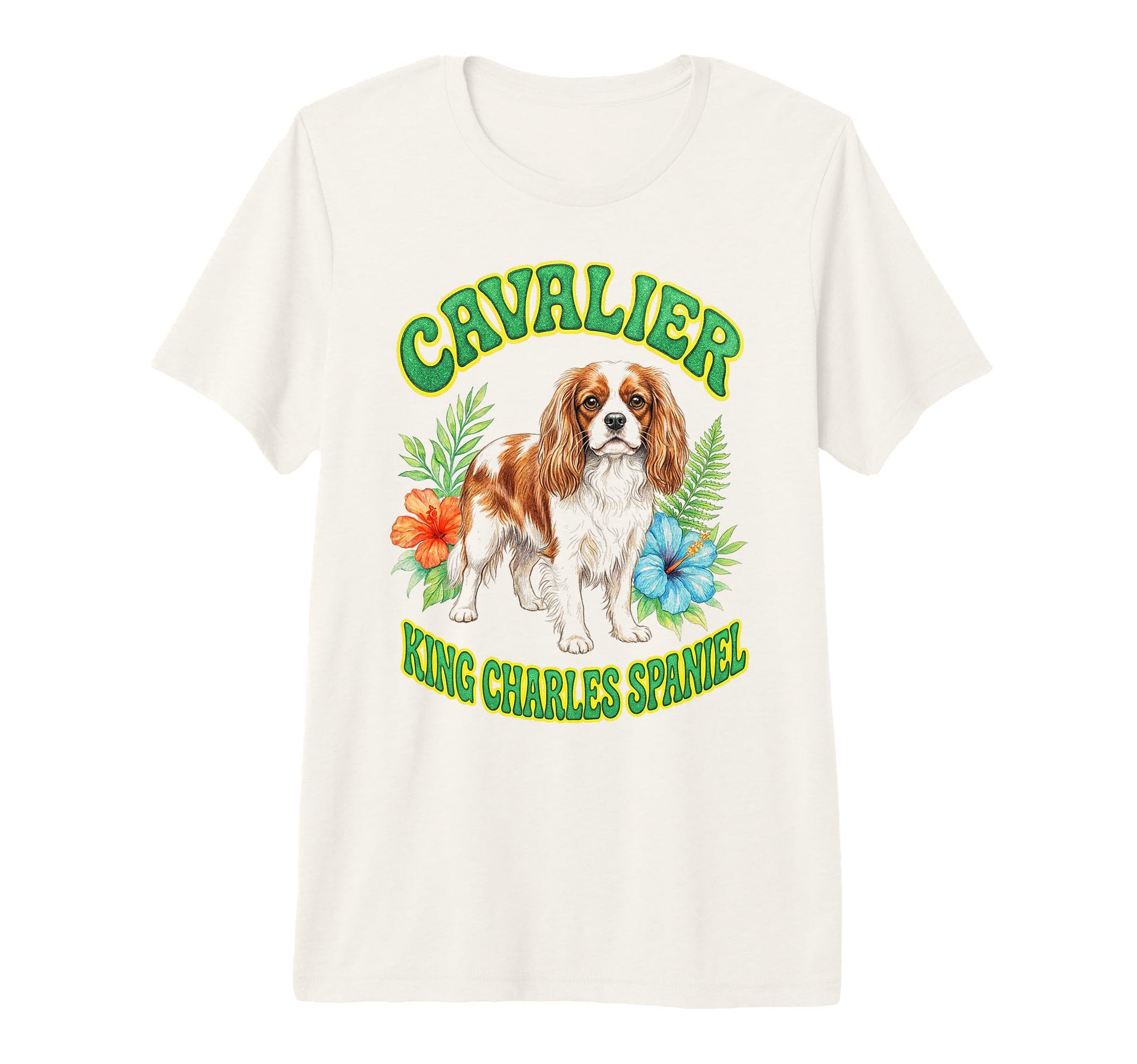 Cavalier King Charles Spaniel T-Shirt - Casual Everyday Wear for Adults - T-Shirt, Sweatshirt, Hoodie
