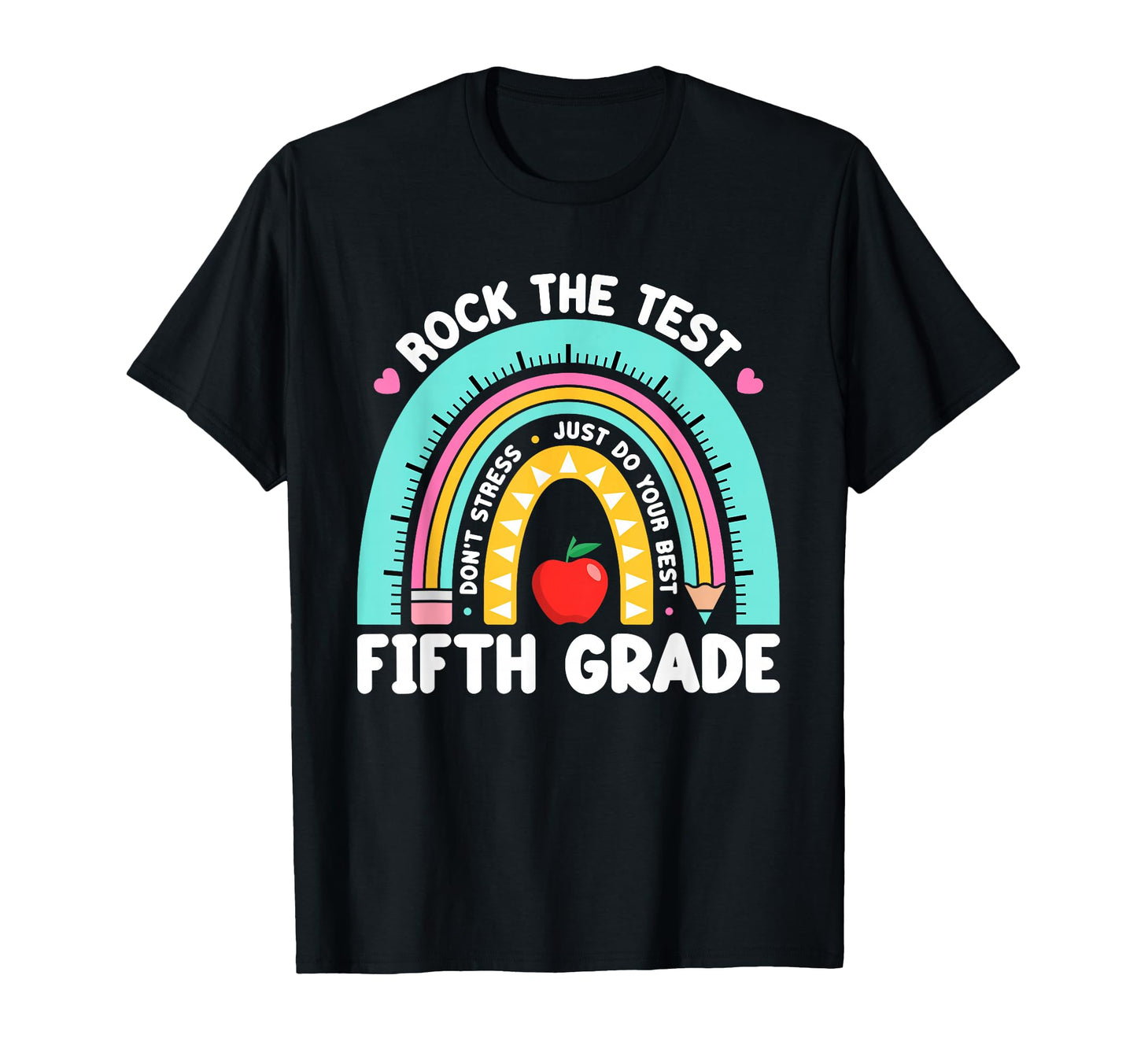 Rock Test Day 5Th Grade Teacher Fifth T-Shirt - Streetwear Style Men Women - T-Shirt, Sweatshirt, Hoodie