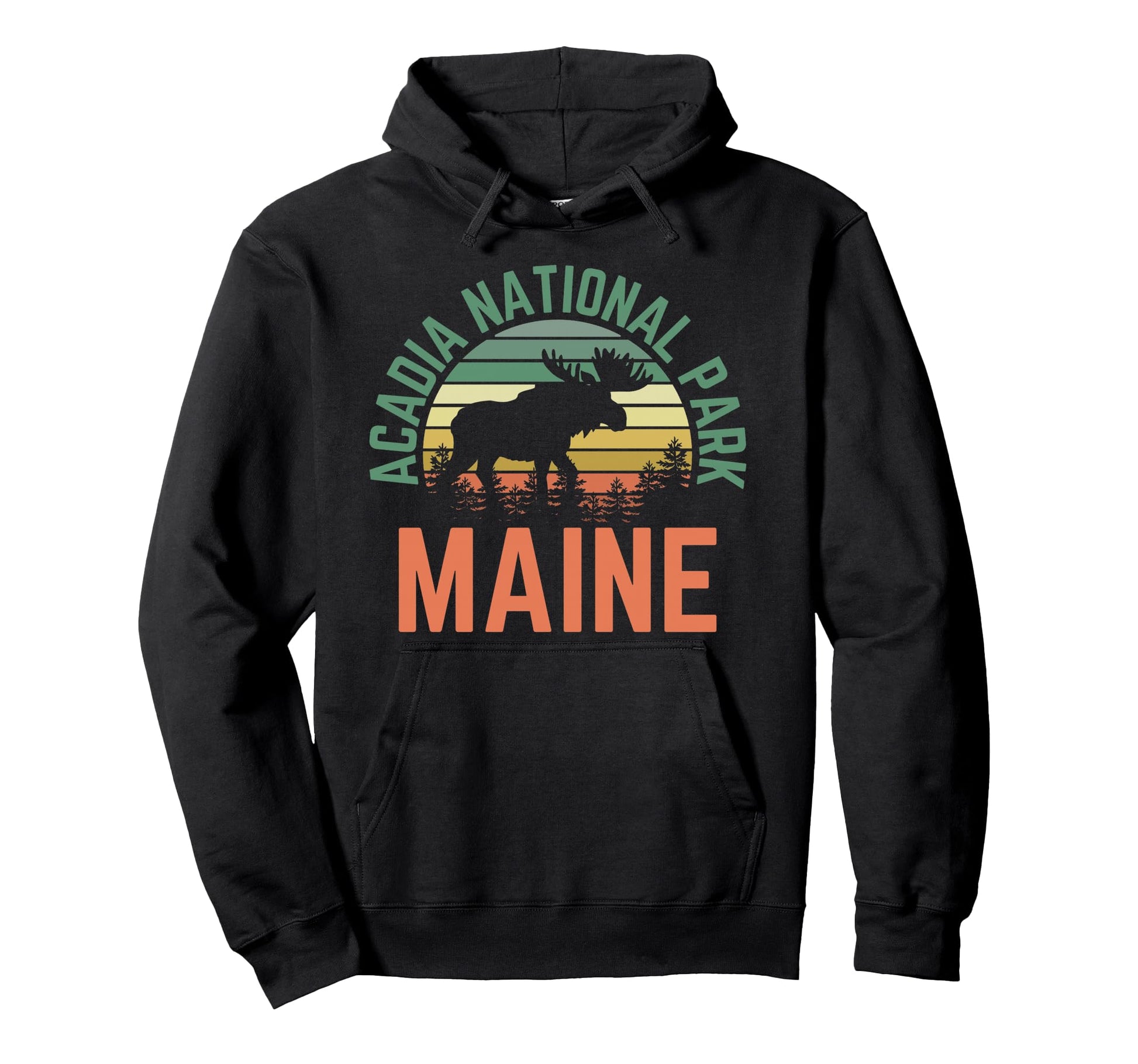 Acadia National Park Maine Usa Sweatshirt - Minimalist Print for Adults - T-Shirt, Sweatshirt, Hoodie
