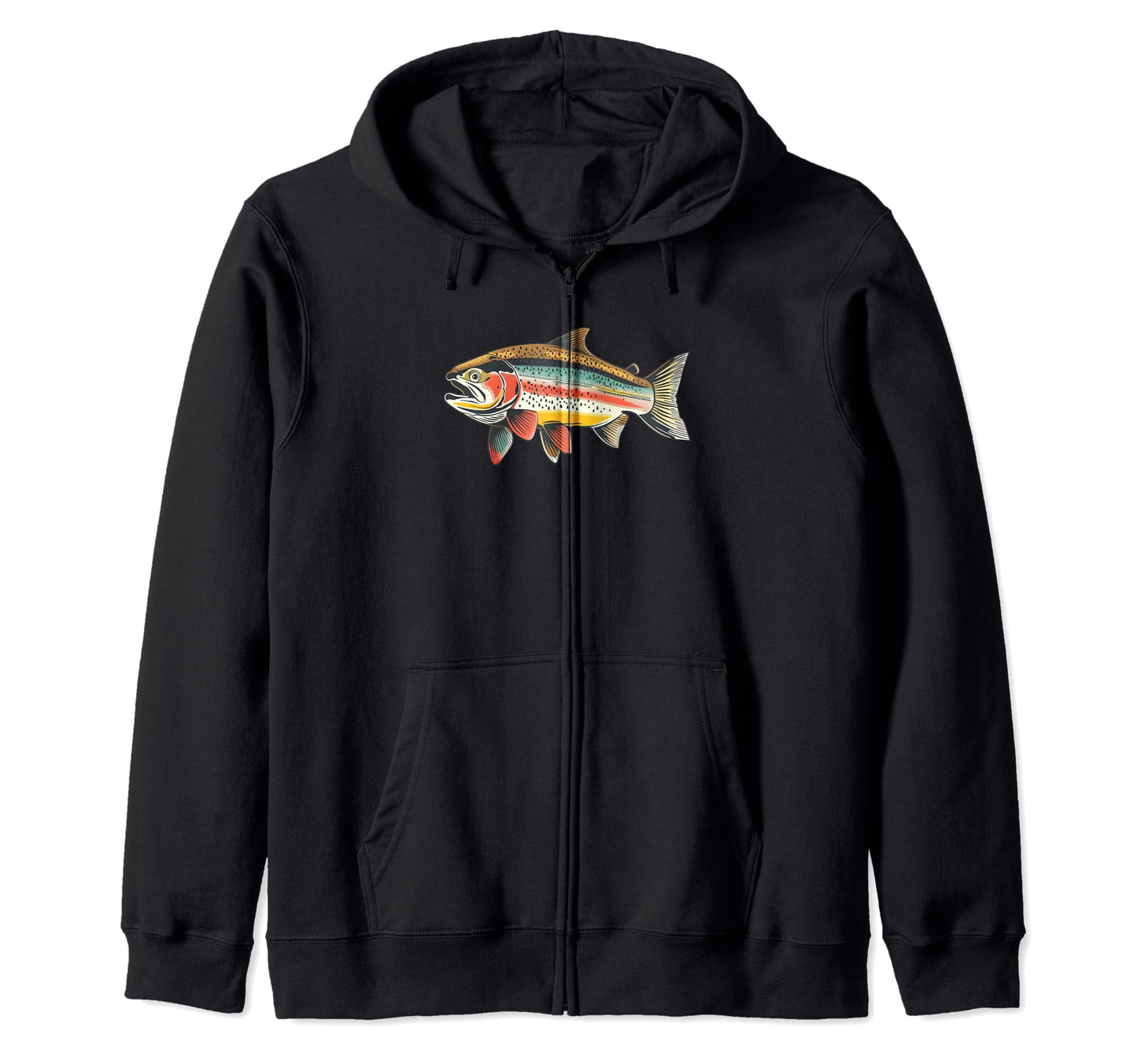 Rainbow Trout Fly Fishing Steelhead Sweatshirt - Fun Novelty Design Unisex - T-Shirt, Sweatshirt, Hoodie
