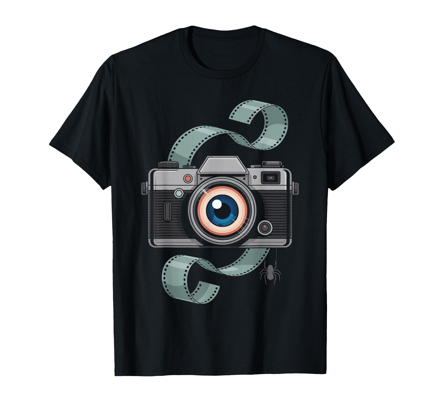 Spooky Camera Eyeball Photography T-Shirt - Custom Art Print for Adults - T-Shirt, Sweatshirt, Hoodie