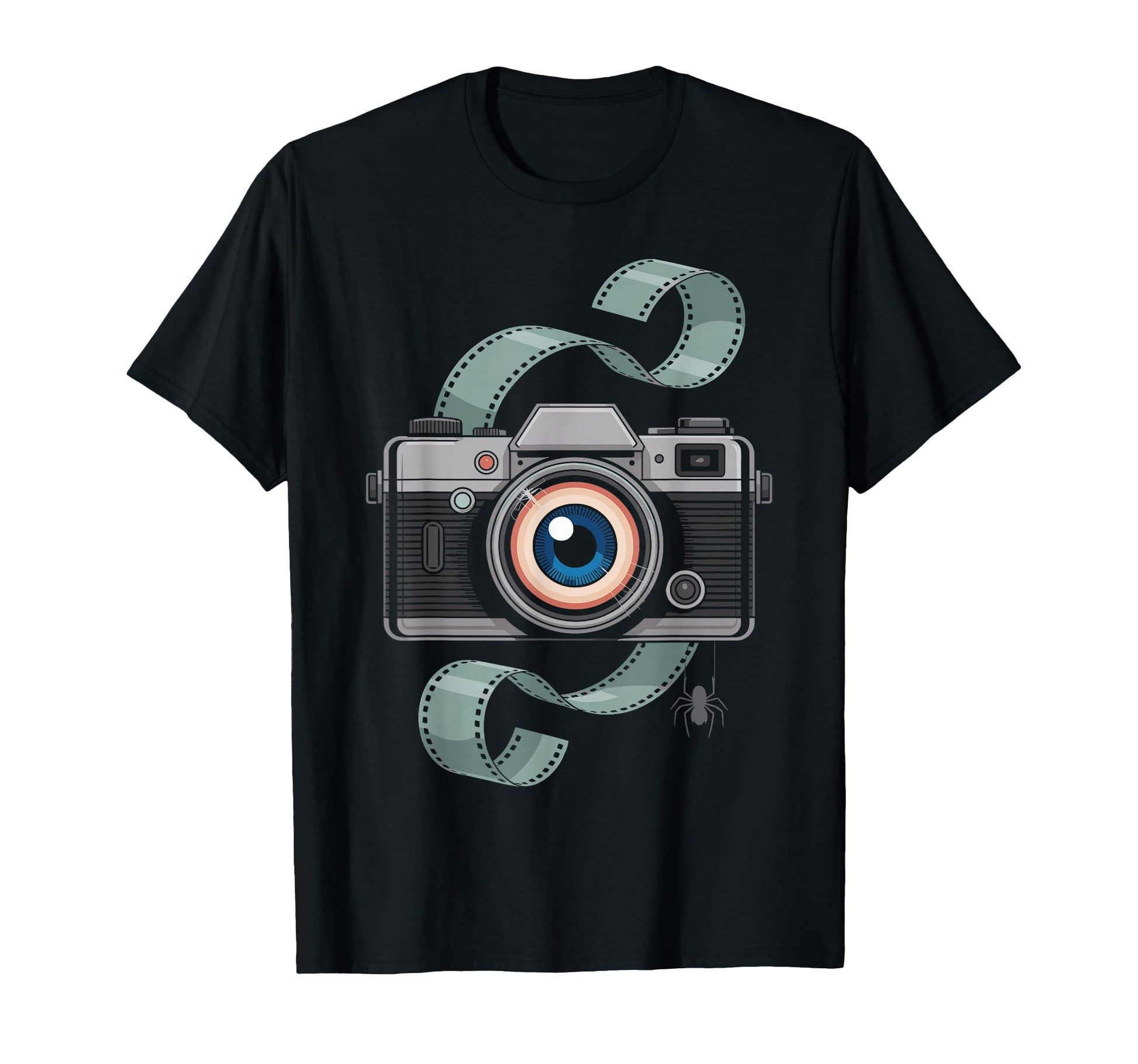 Spooky Camera Eyeball Photography T-Shirt - Custom Art Print for Adults - T-Shirt, Sweatshirt, Hoodie