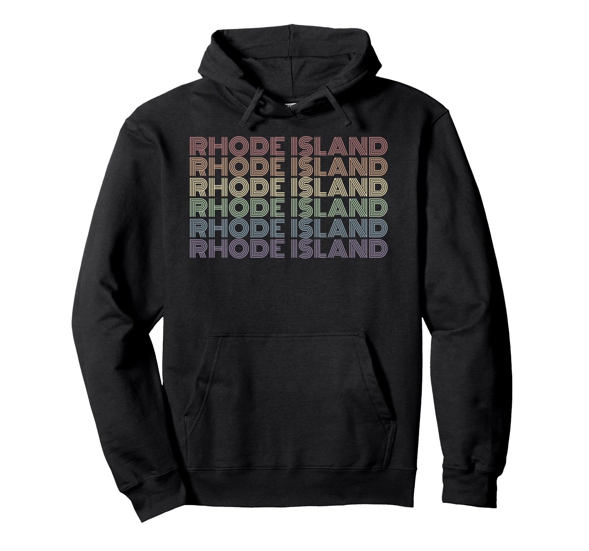 Rhode Island Gay Pride Lgbt Us State Hoodie - Fun Novelty Design Unisex - T-Shirt, Sweatshirt, Hoodie
