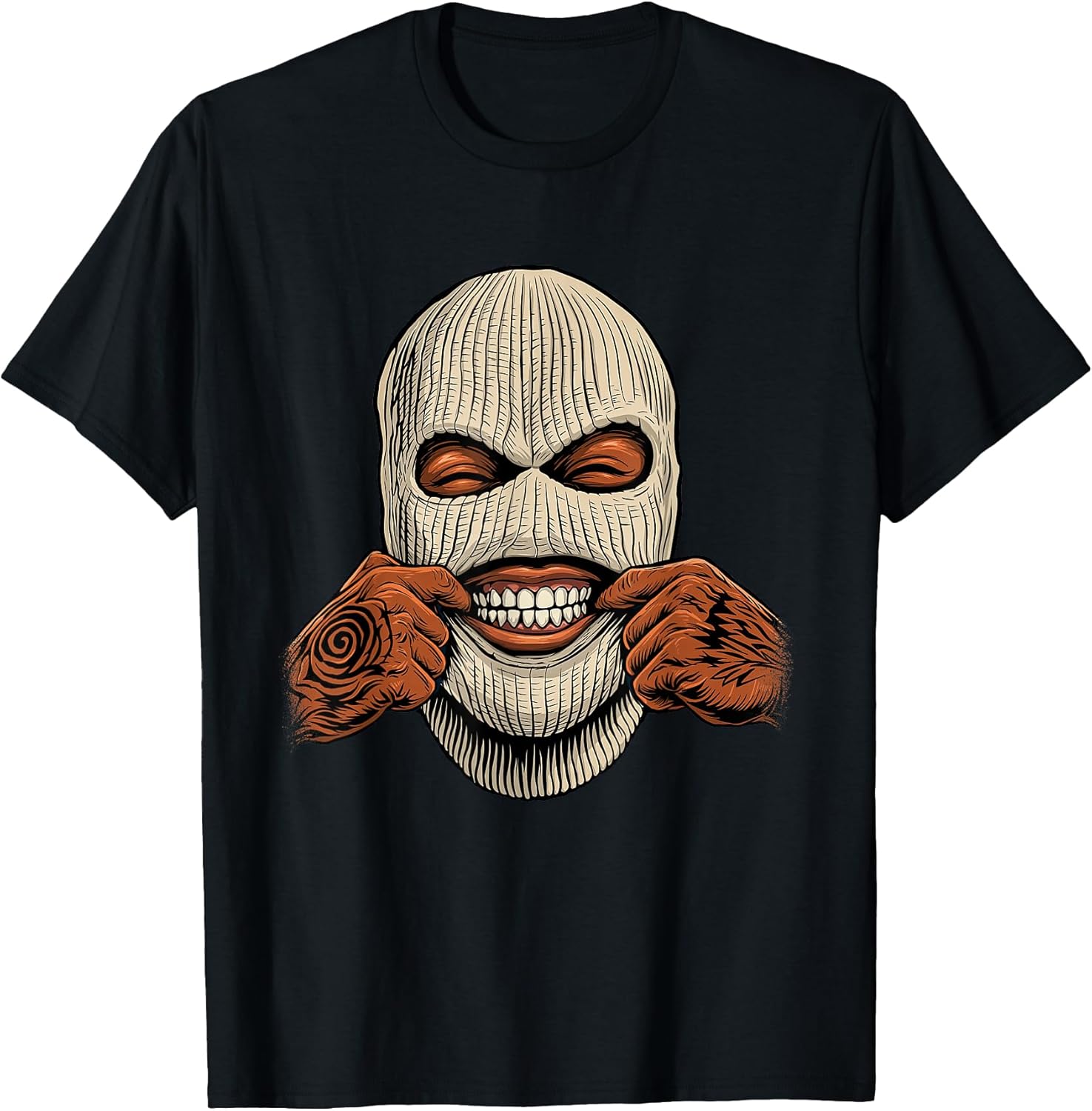 Gangster Ski Mask 80s 90s Old School Hip Hop - Adult & Kids T-Shirts, Sweatshirts & Hoodies apparel design preview 1