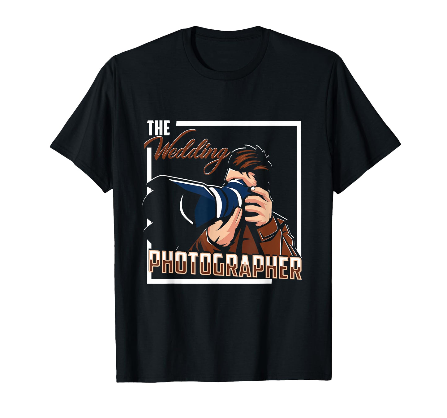Wedding Photographer Camera T-Shirt - Aesthetic Graphic Unisex - T-Shirt, Sweatshirt, Hoodie