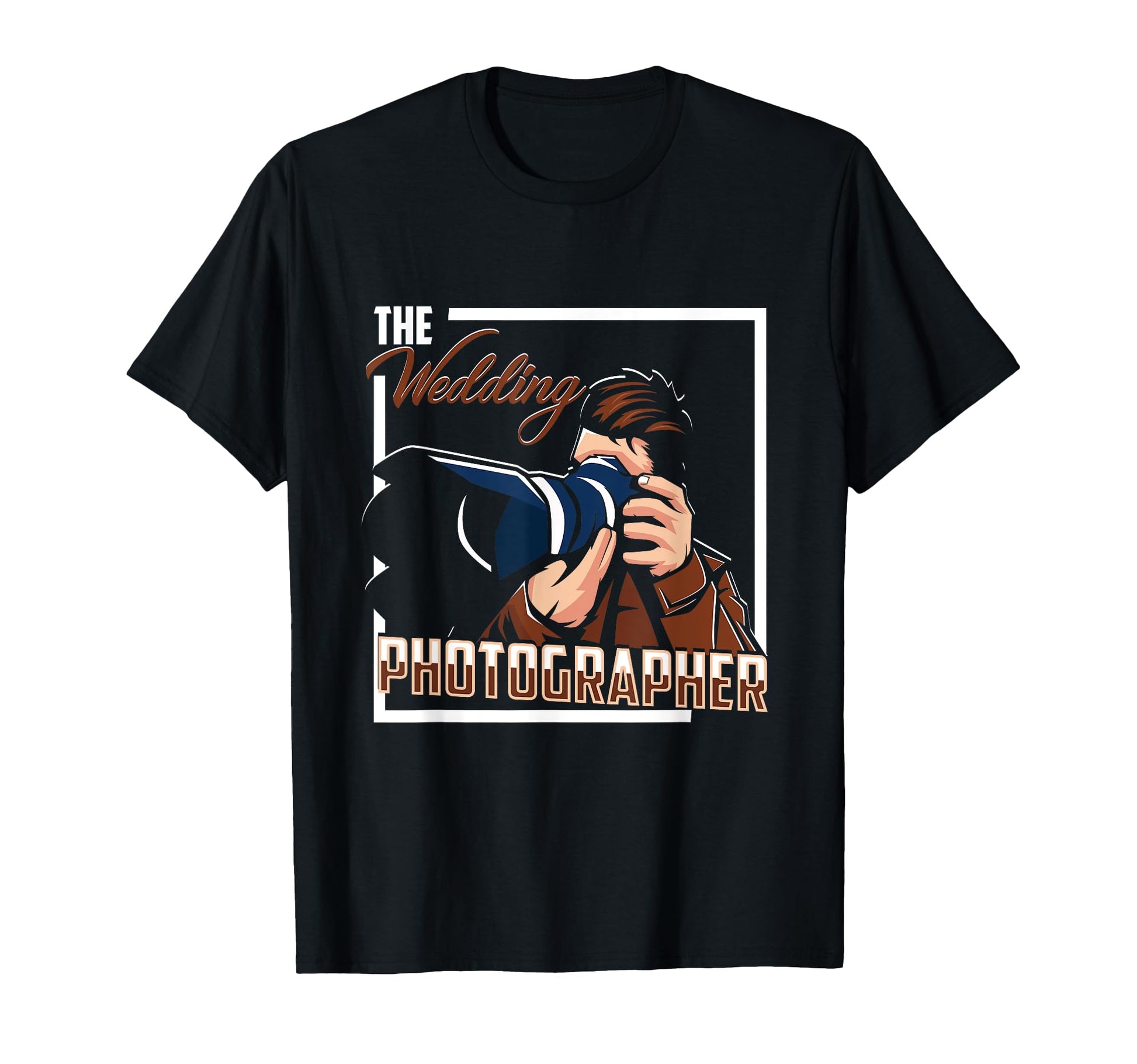 Wedding Photographer Camera T-Shirt - Aesthetic Graphic Unisex - T-Shirt, Sweatshirt, Hoodie