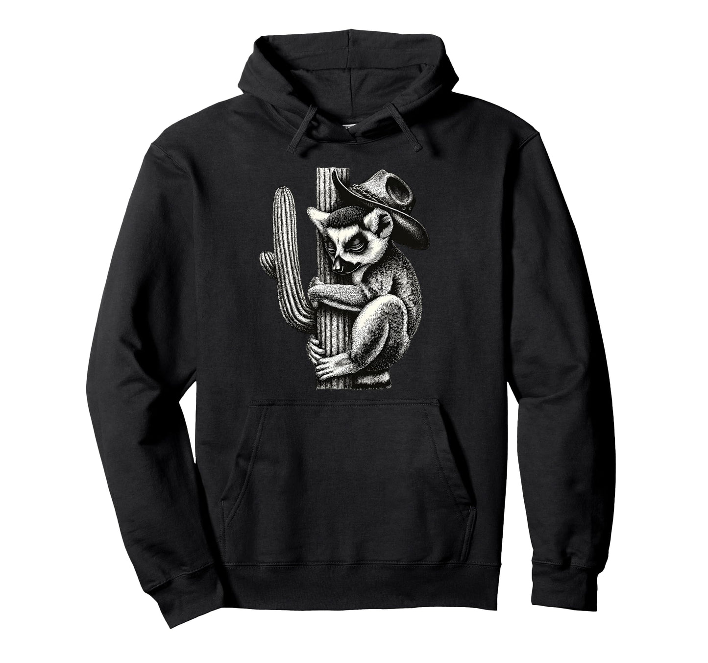 Lemur Cowboy Rodeo Cowgirl Western Country Hoodie - Streetwear Style Unisex - T-Shirt, Sweatshirt, Hoodie