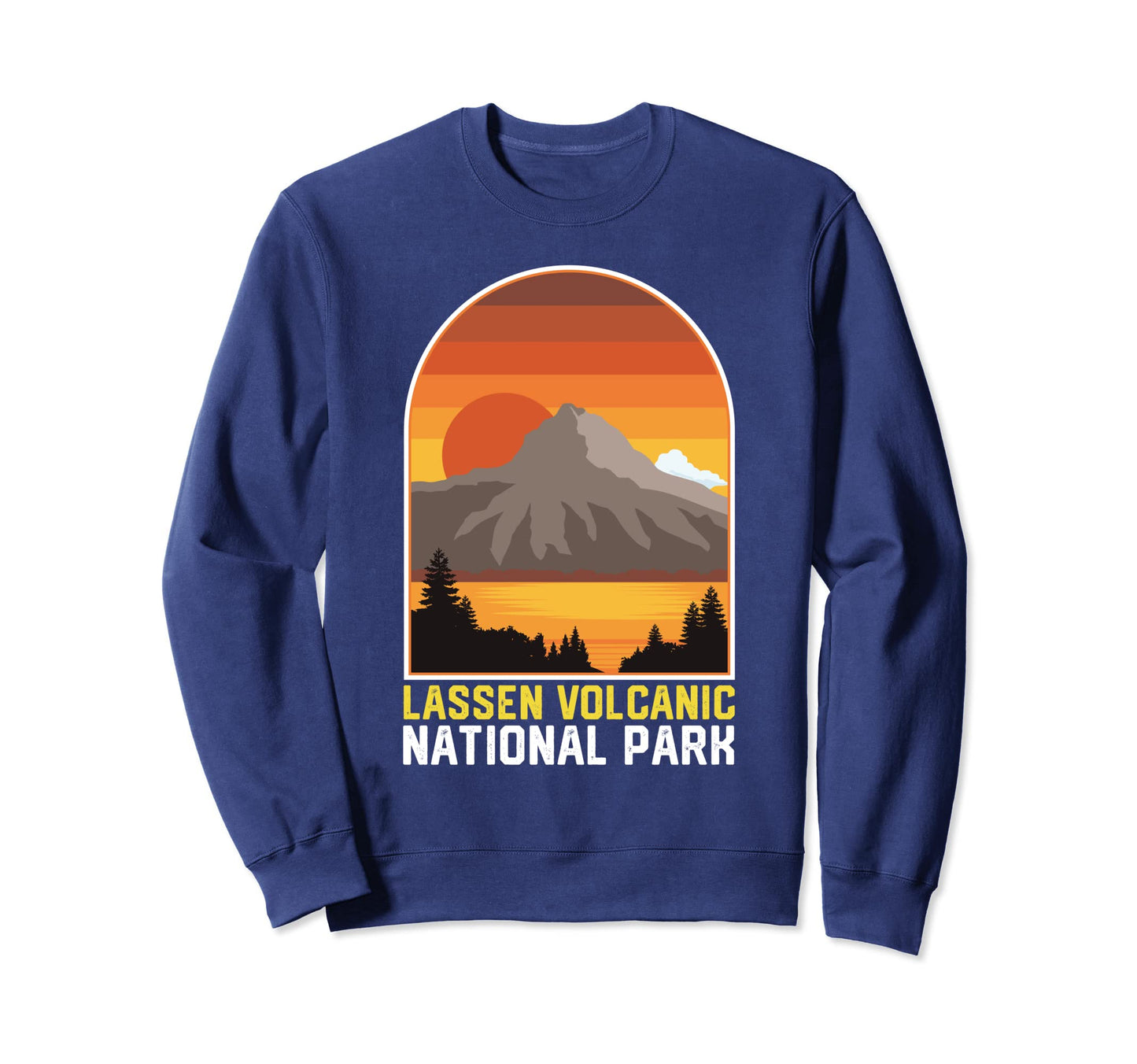 Lassen Volcanic National Park Sunset Sweatshirt - Novelty Apparel Men Women - T-Shirt, Sweatshirt, Hoodie