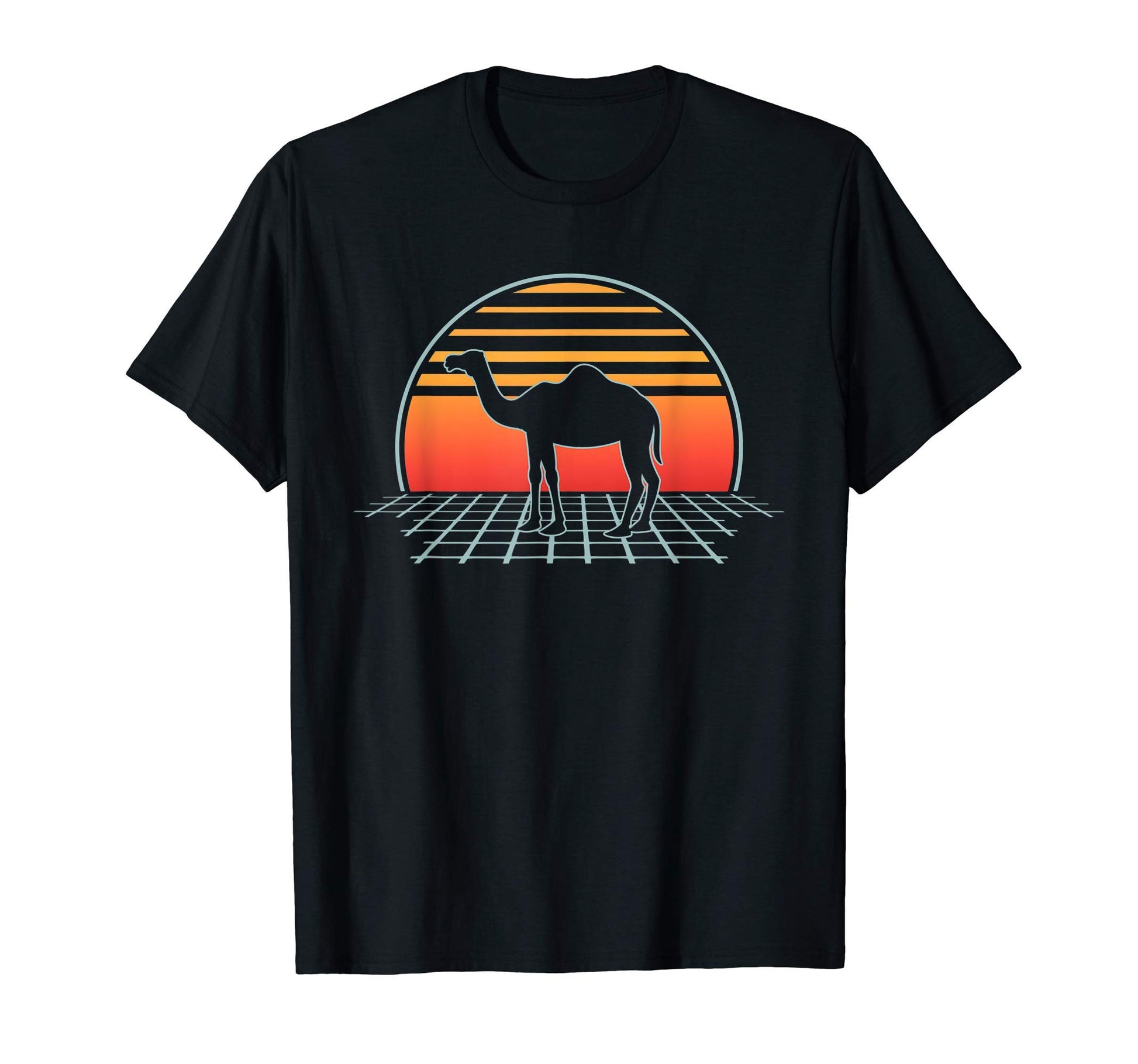 Camel 70S 80S Animal Vaporwave T-Shirt - Novelty Apparel Men Women - T-Shirt, Sweatshirt, Hoodie