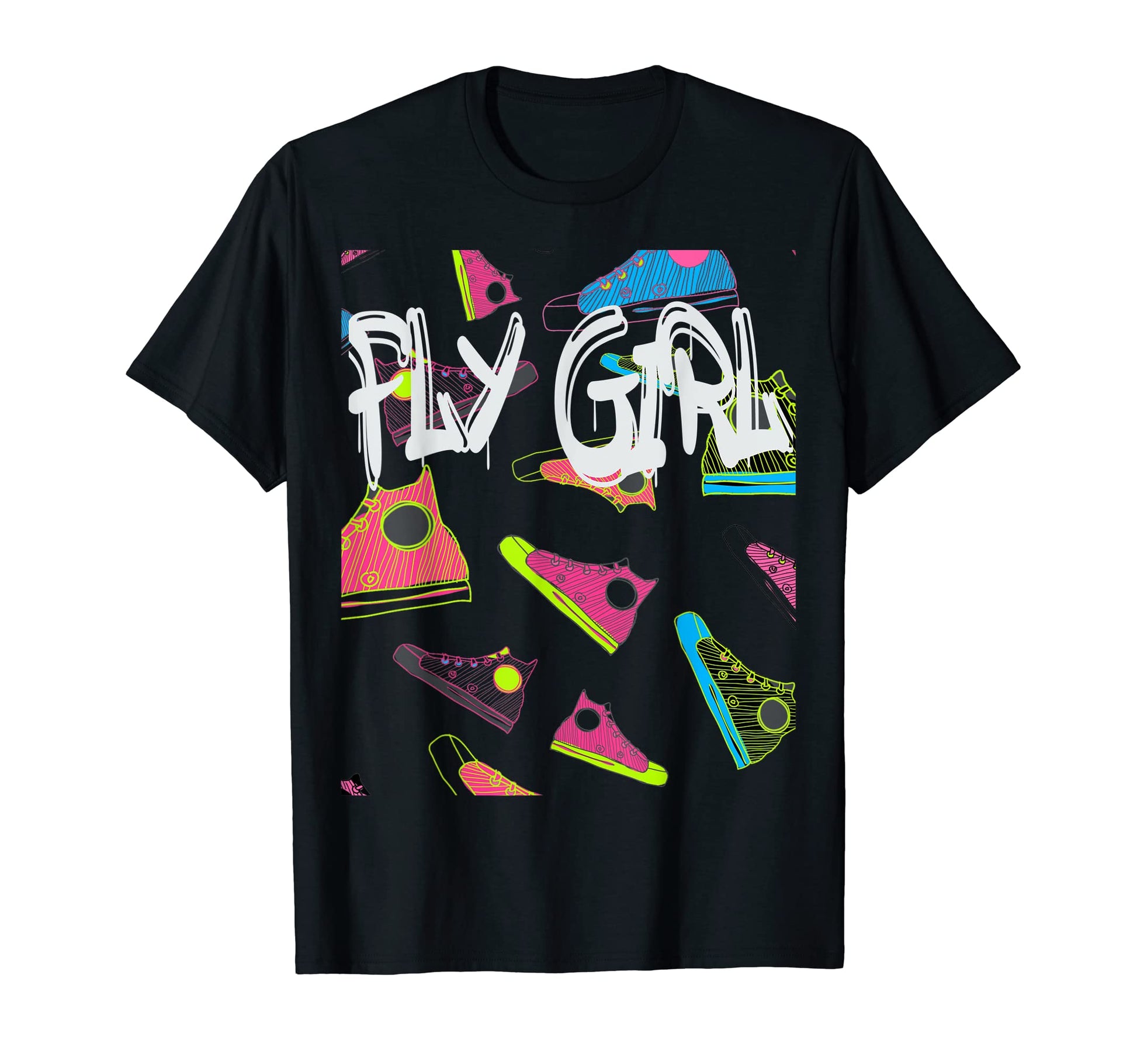 Fly 80S 90S B Old School Hip Hop T-Shirt - Fun Novelty Design for Adults - T-Shirt, Sweatshirt, Hoodie