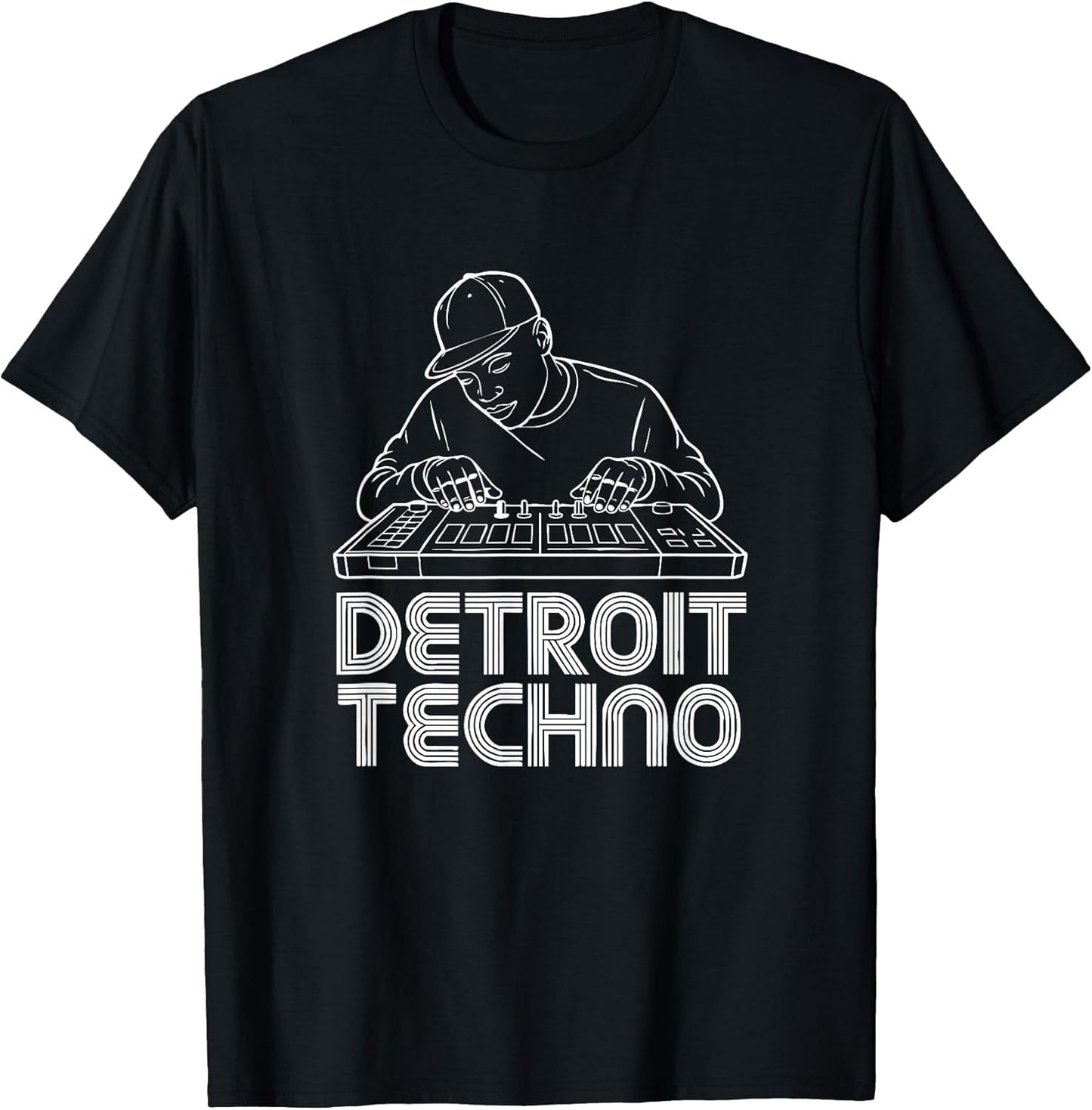 Detroit 1980s and 1990s techno - Adult & Kids T-Shirts, Sweatshirts & Hoodies apparel design preview 1